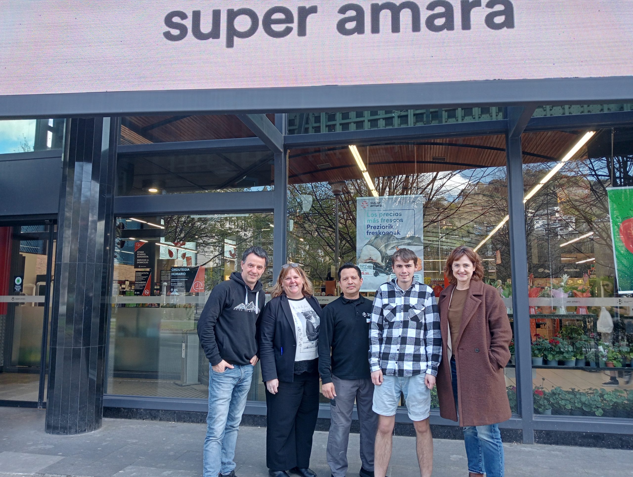 Nueva incorporación en prácticas en super amara Benta Berri gracias a la colaboración con Gureak, super amara