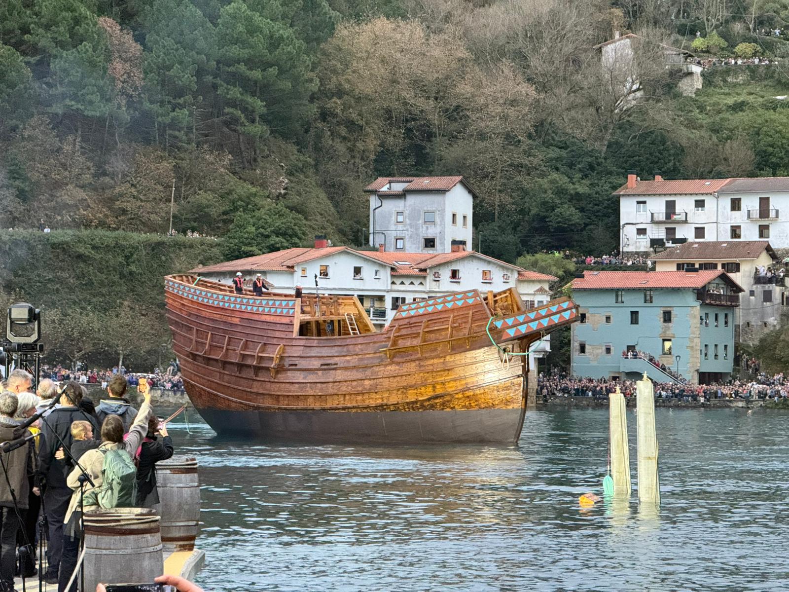 La botadura de la Nao San Juan: un hito en la recuperación del patrimonio marítimo vasco, super amara