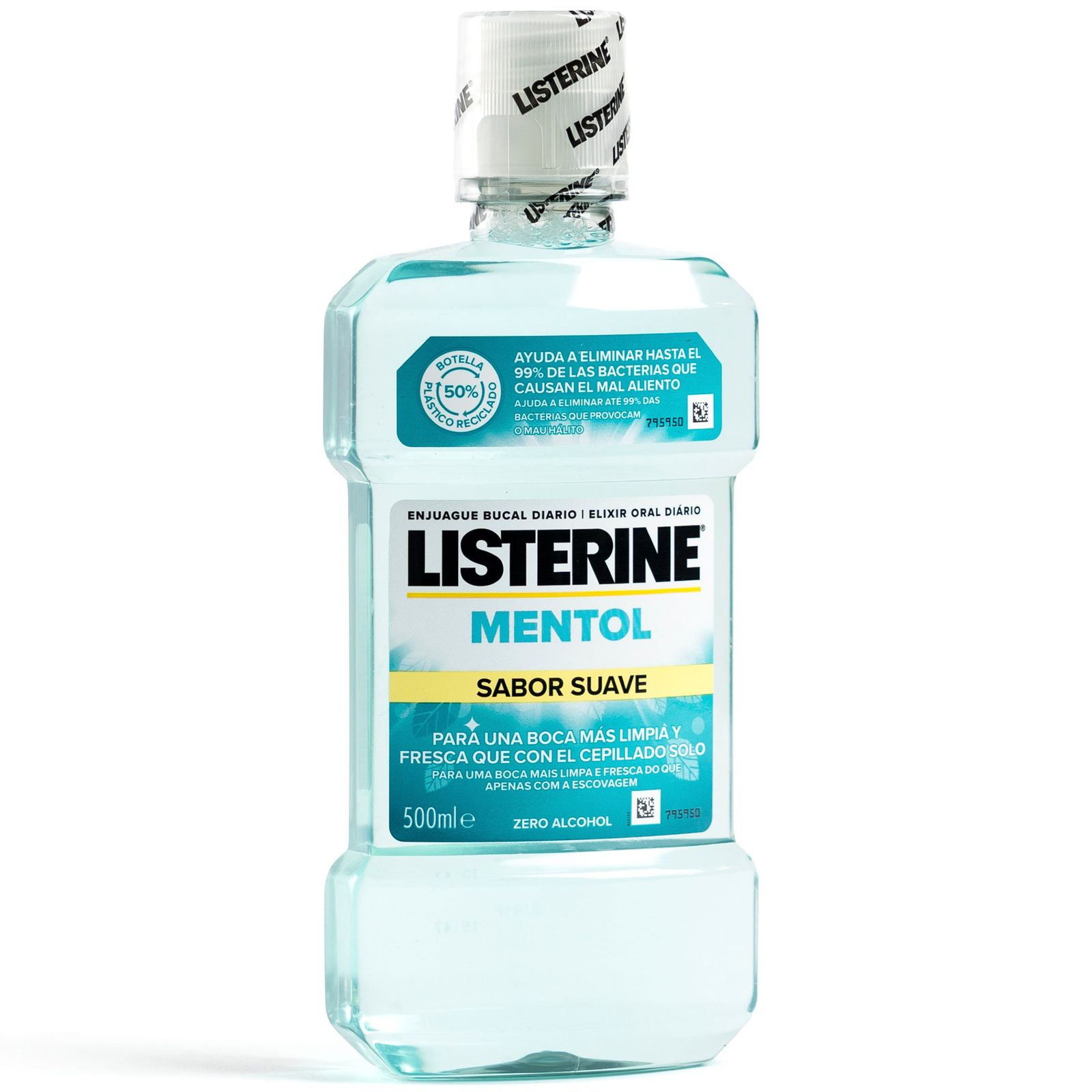 Enjuague bucal mentol 500 ml