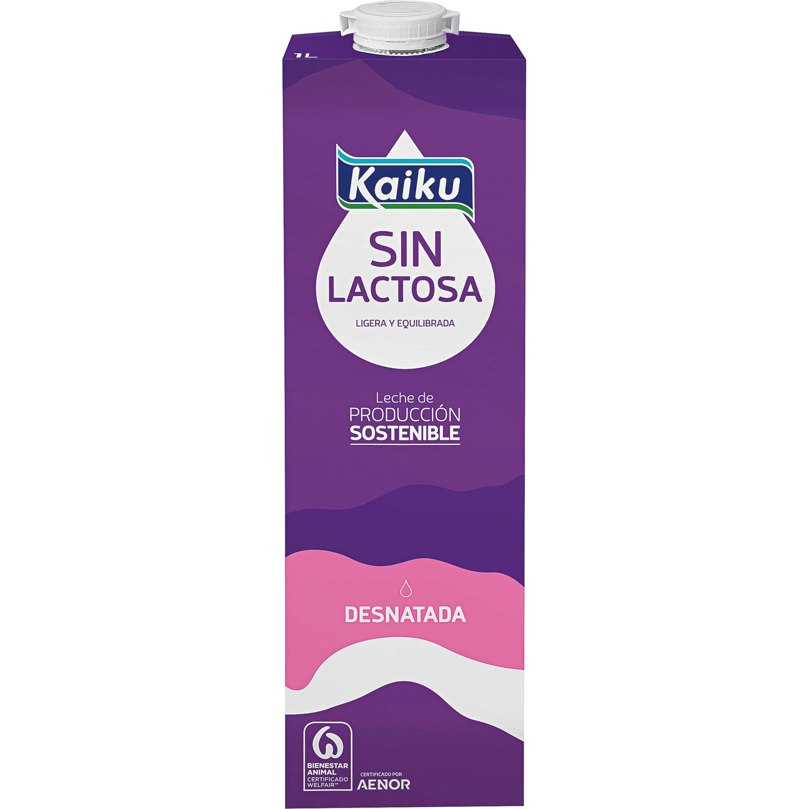 Leche sin lactosa desnatada 1 l