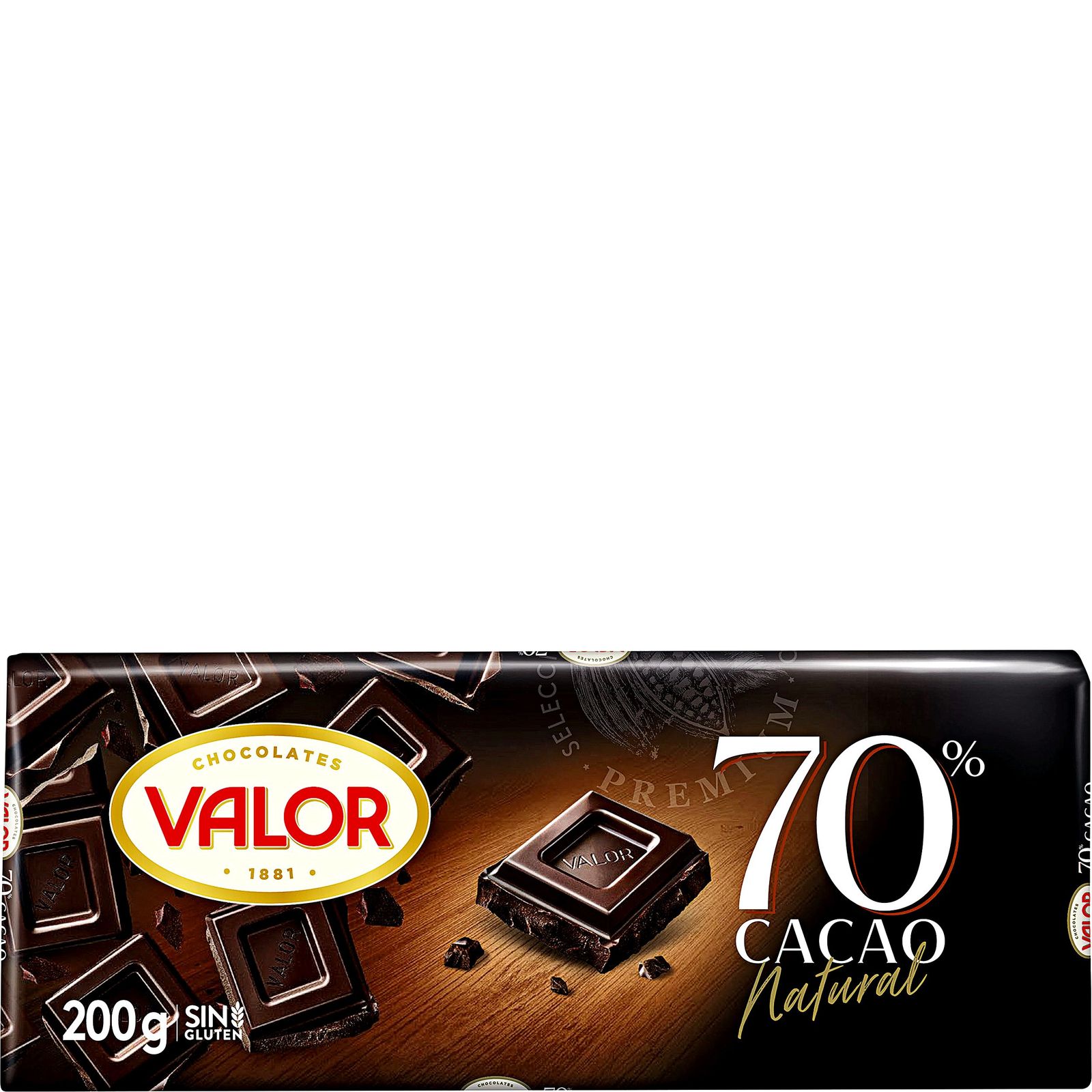 Chocolate negro 70% 200 g