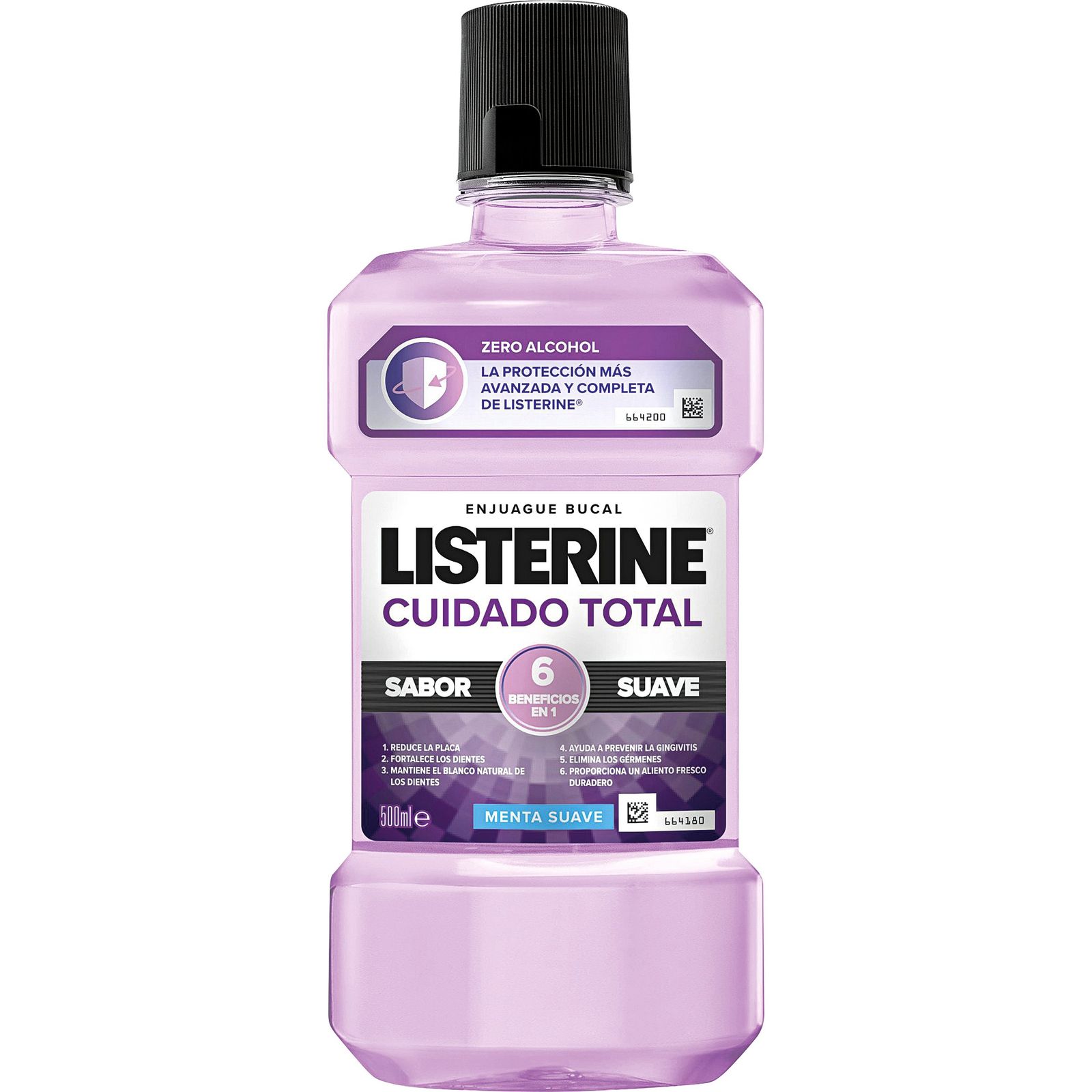 Enjuague bucal cuidado total zero 500 ml