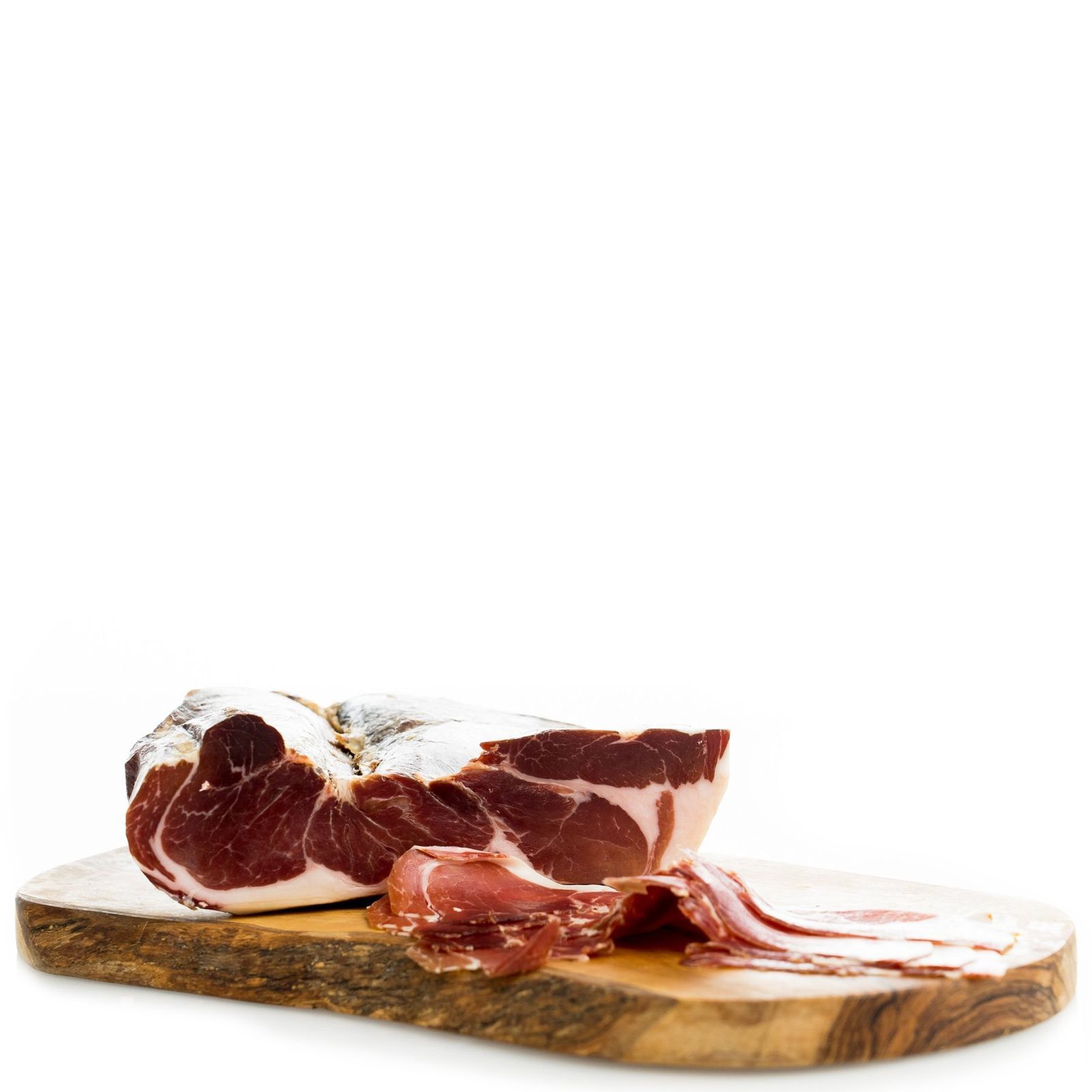 Paleta ibérica de cebo al corte