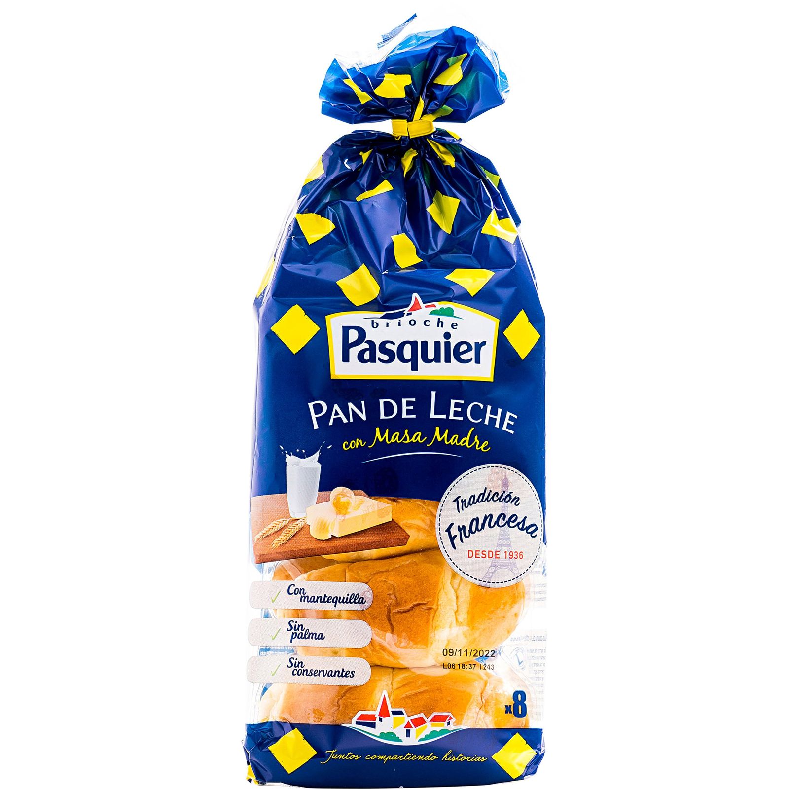 Pan de leche 8 unidades 280 g