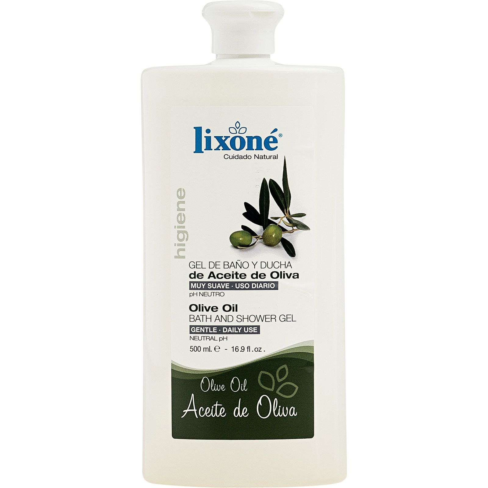 Gel de baño con aceite de oliva 500 ml