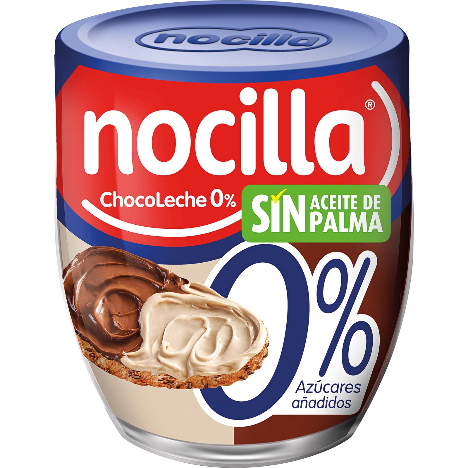 Crema de cacao y avellanas 0% 2 sabores 180 g