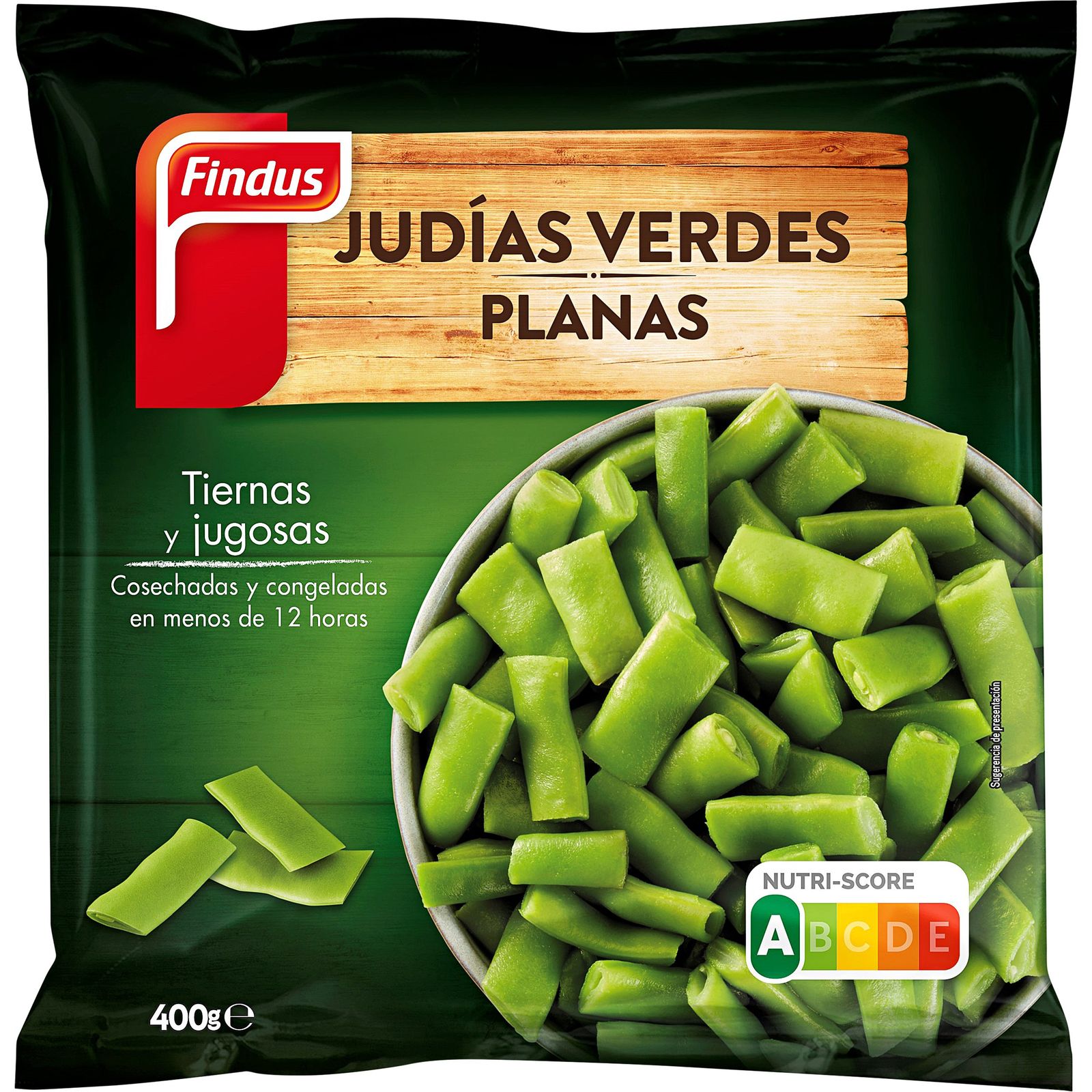 Judía plana trozo 400 g