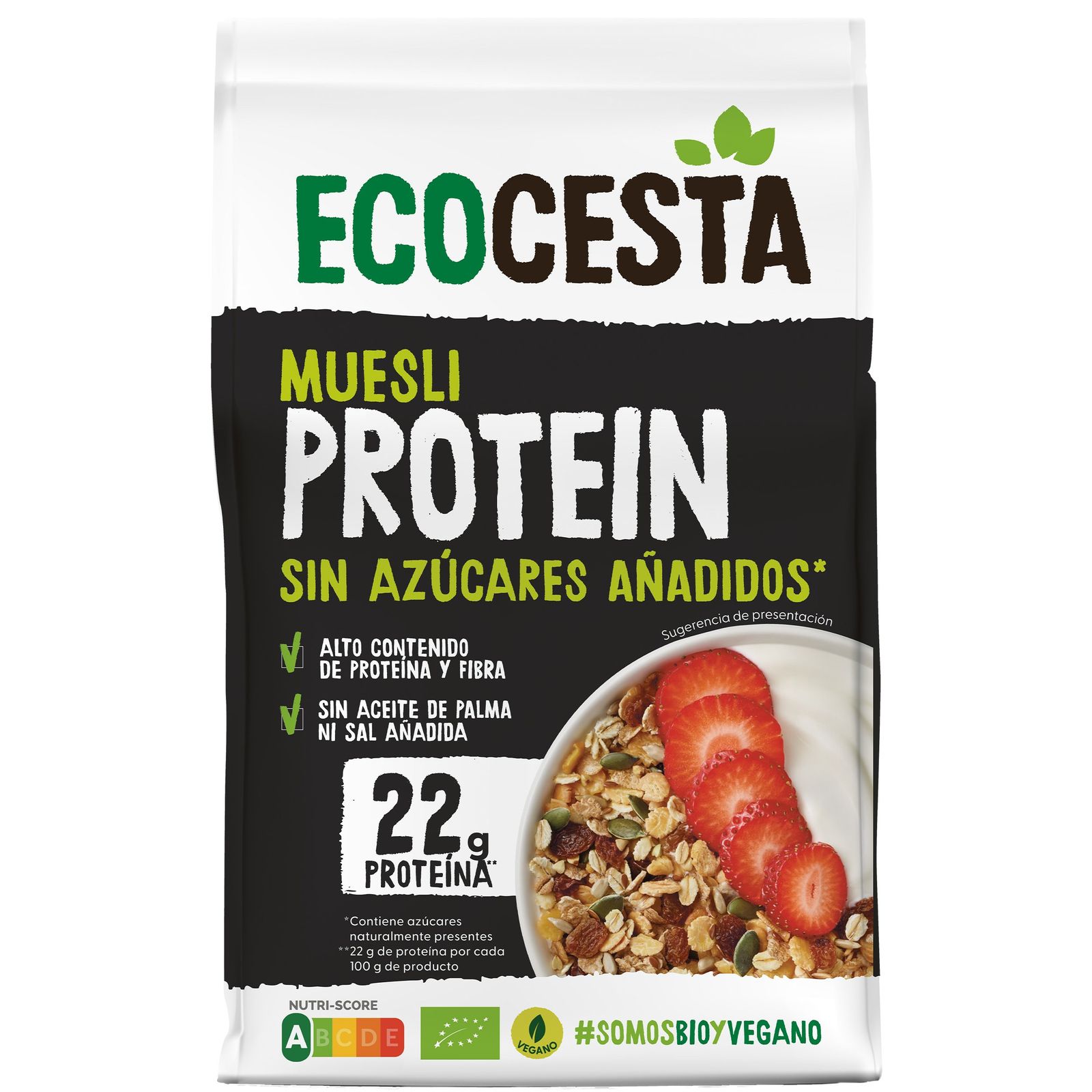 Muesli con proteína y sin azúcar 375 g