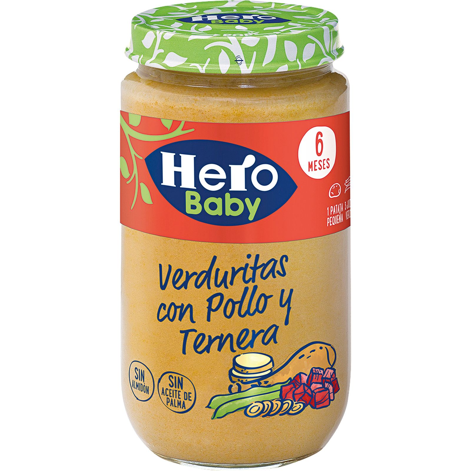Tarrito de verduras con pollo y ternera 235 g