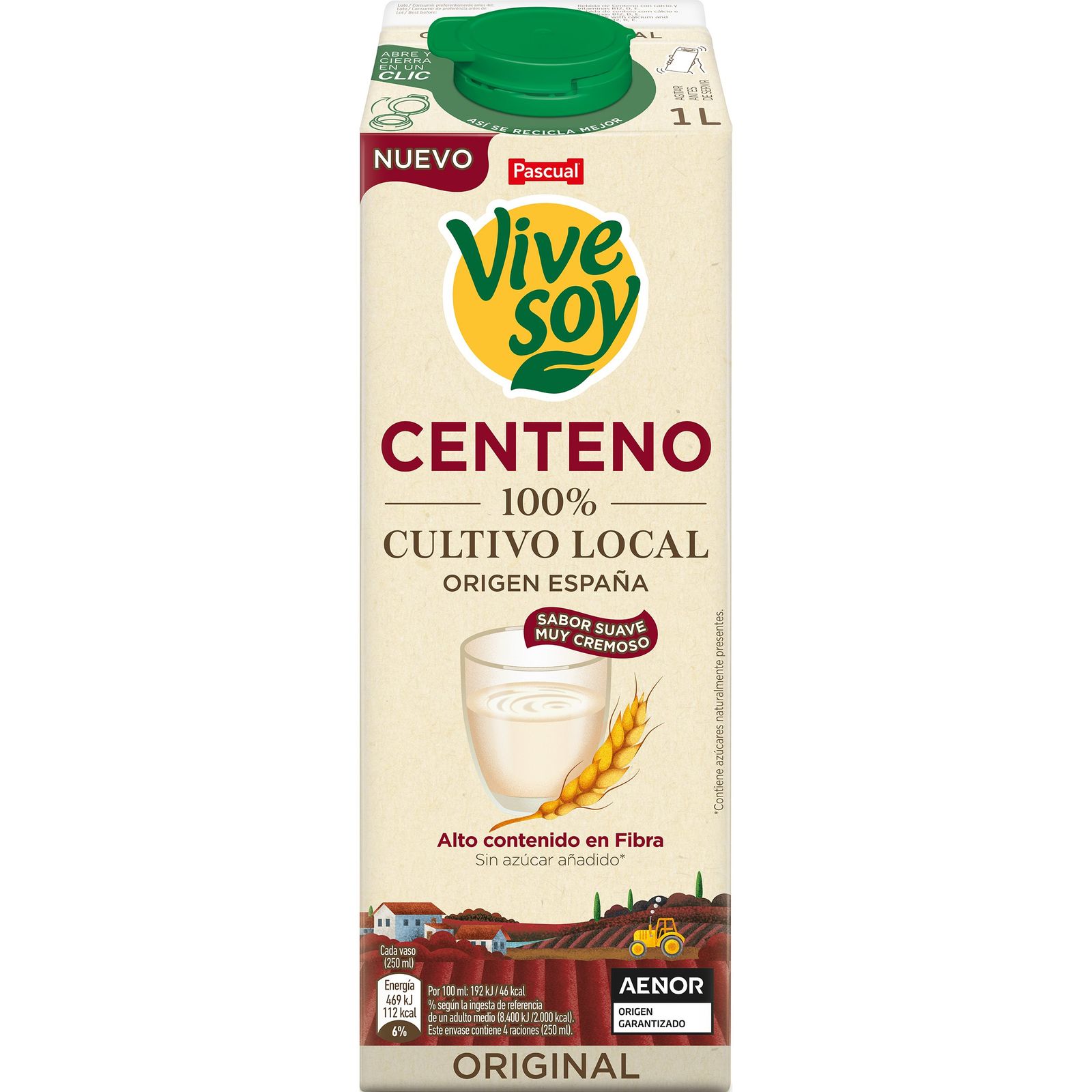Bebida de centeno 1 l