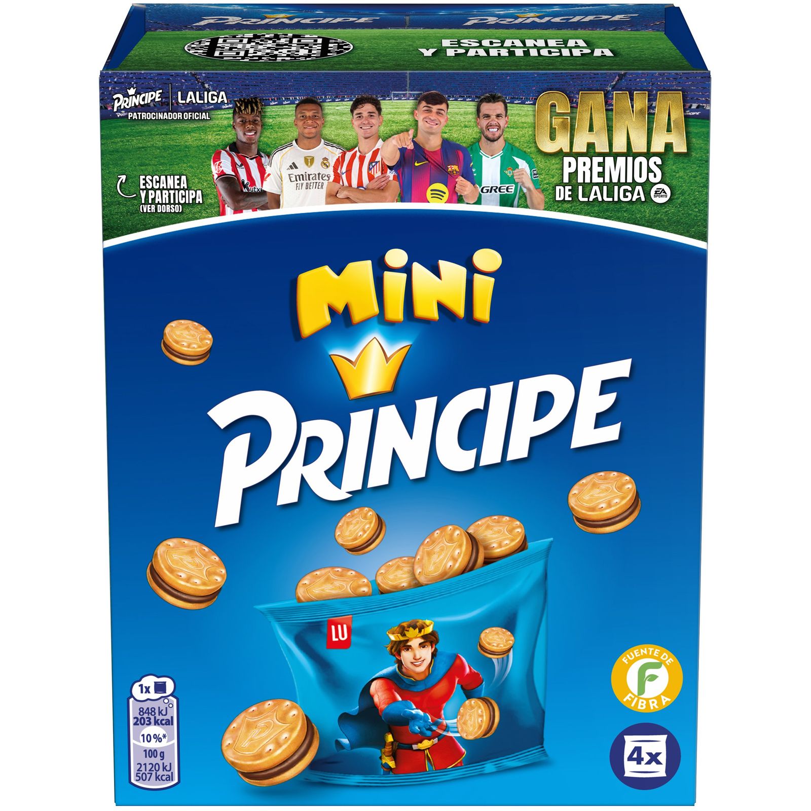 Galleta príncipe mini 4×40 g