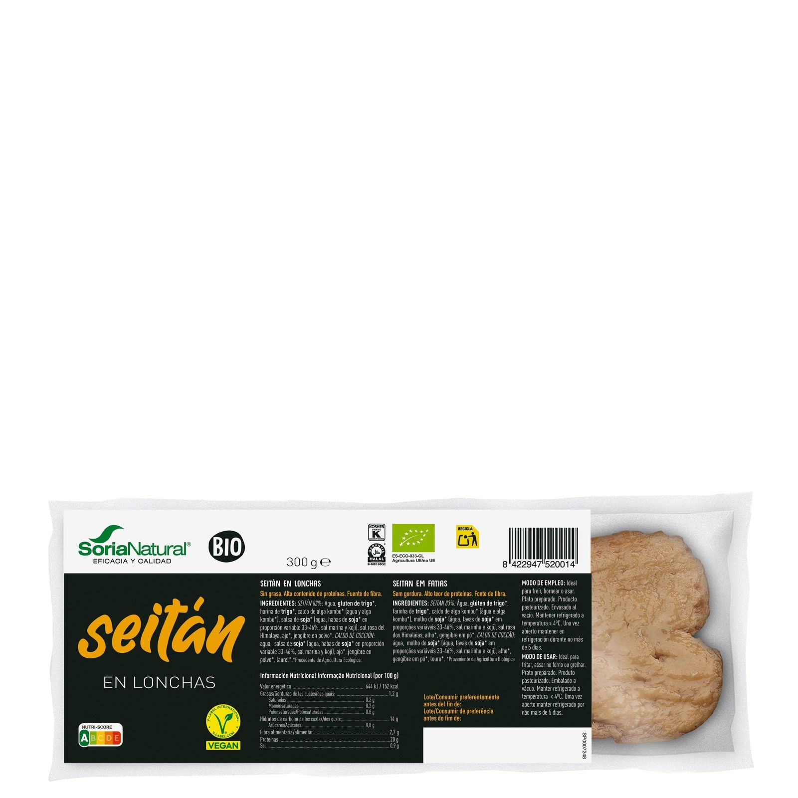 Seitán laminado 300 g