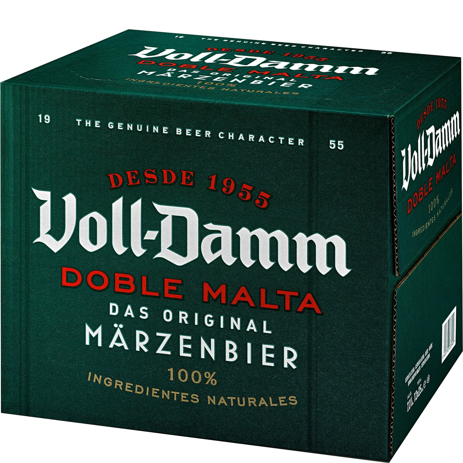 Cerveza doble malta pack botellín 12×25 cl