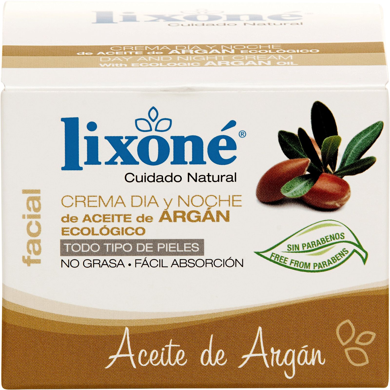 Crema facial con aceite de argan 50 ml