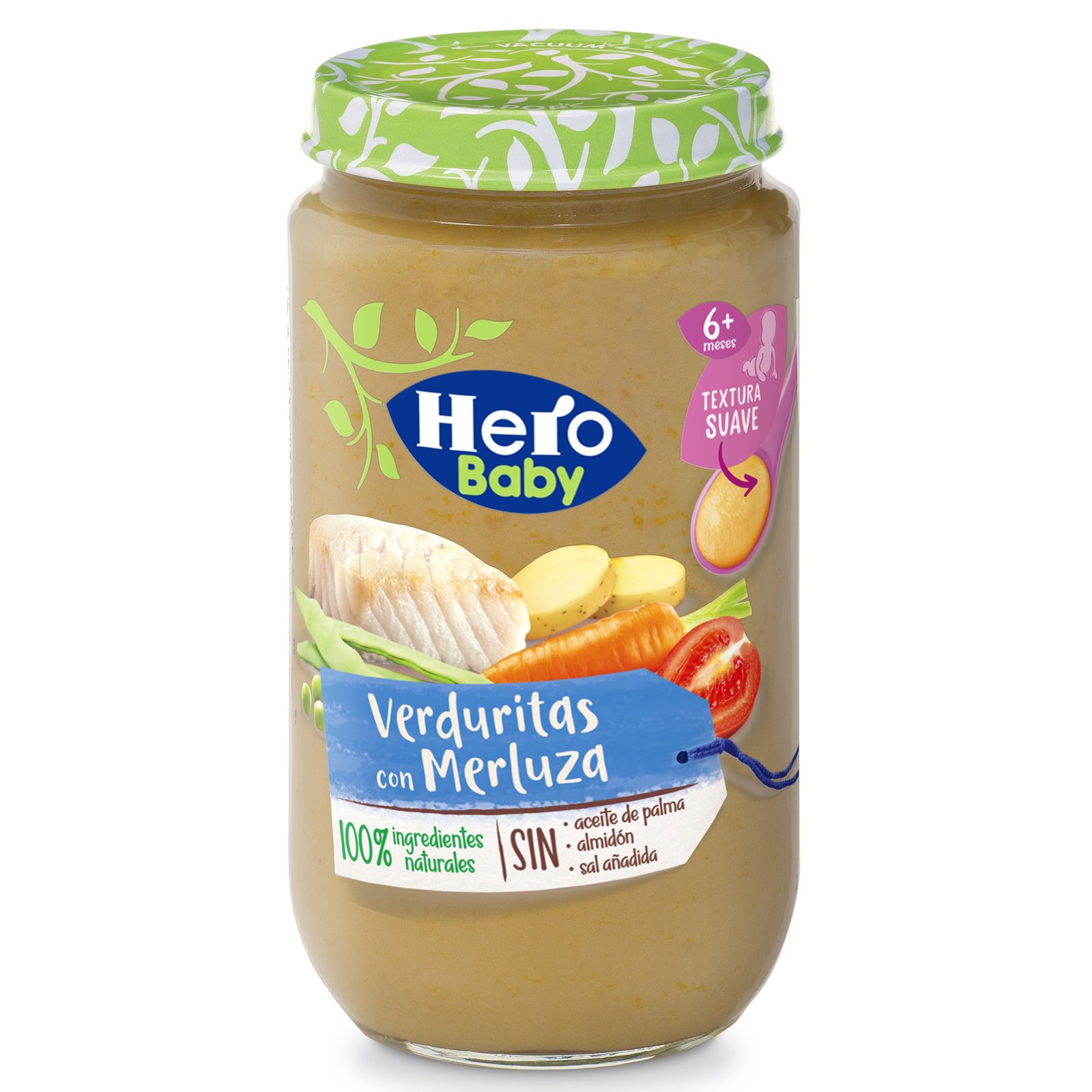 Tarrito de verduras y merluza 235 g