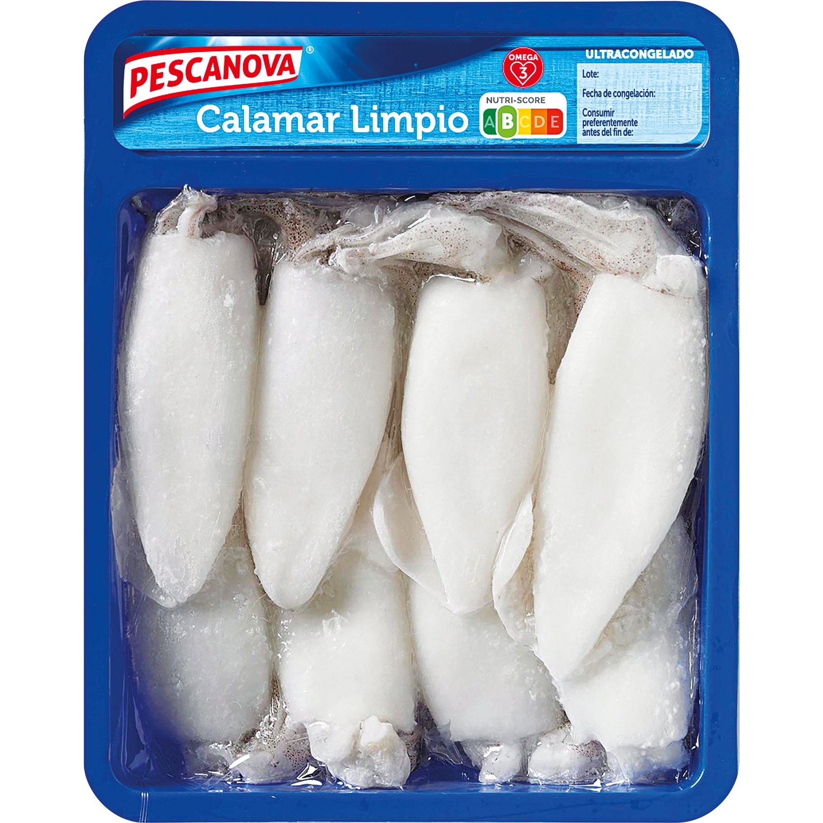 Calamar limpio congelado 400 g