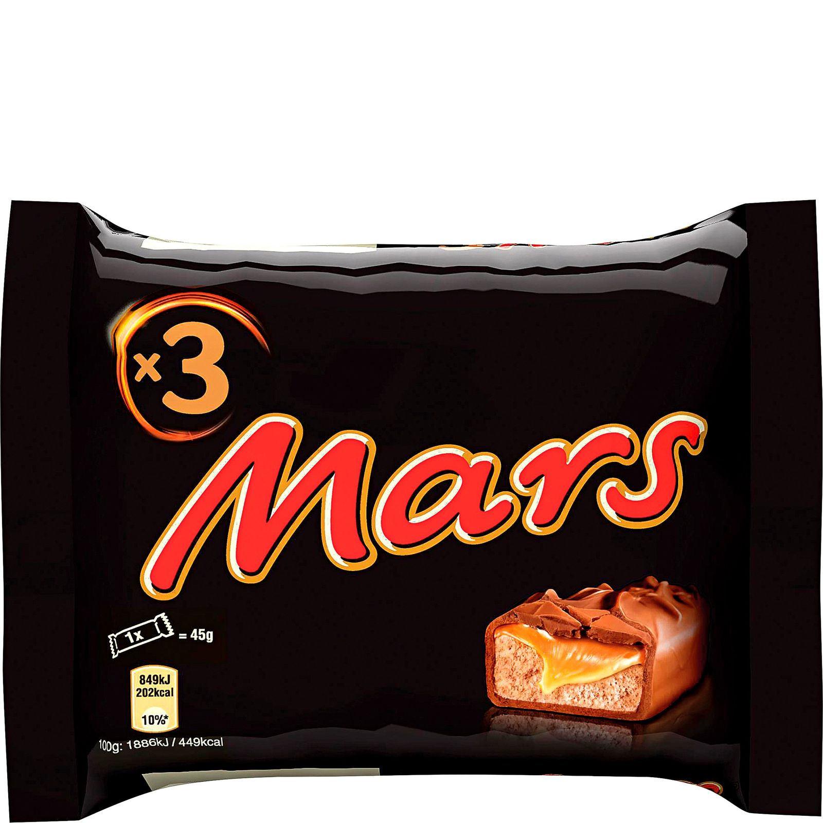 Chocolate Mars 3×50 g