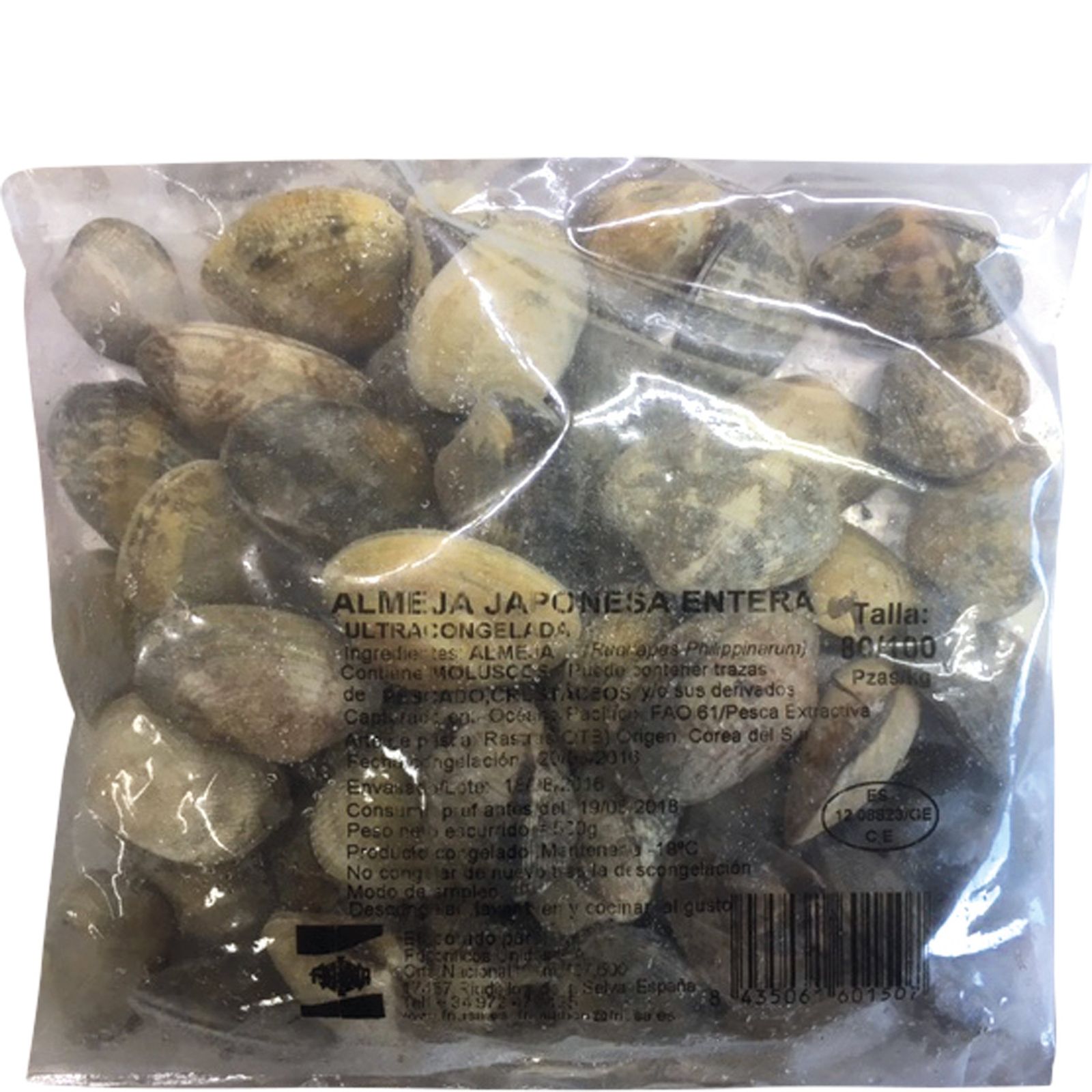 Almeja bolsa congelada 500 g