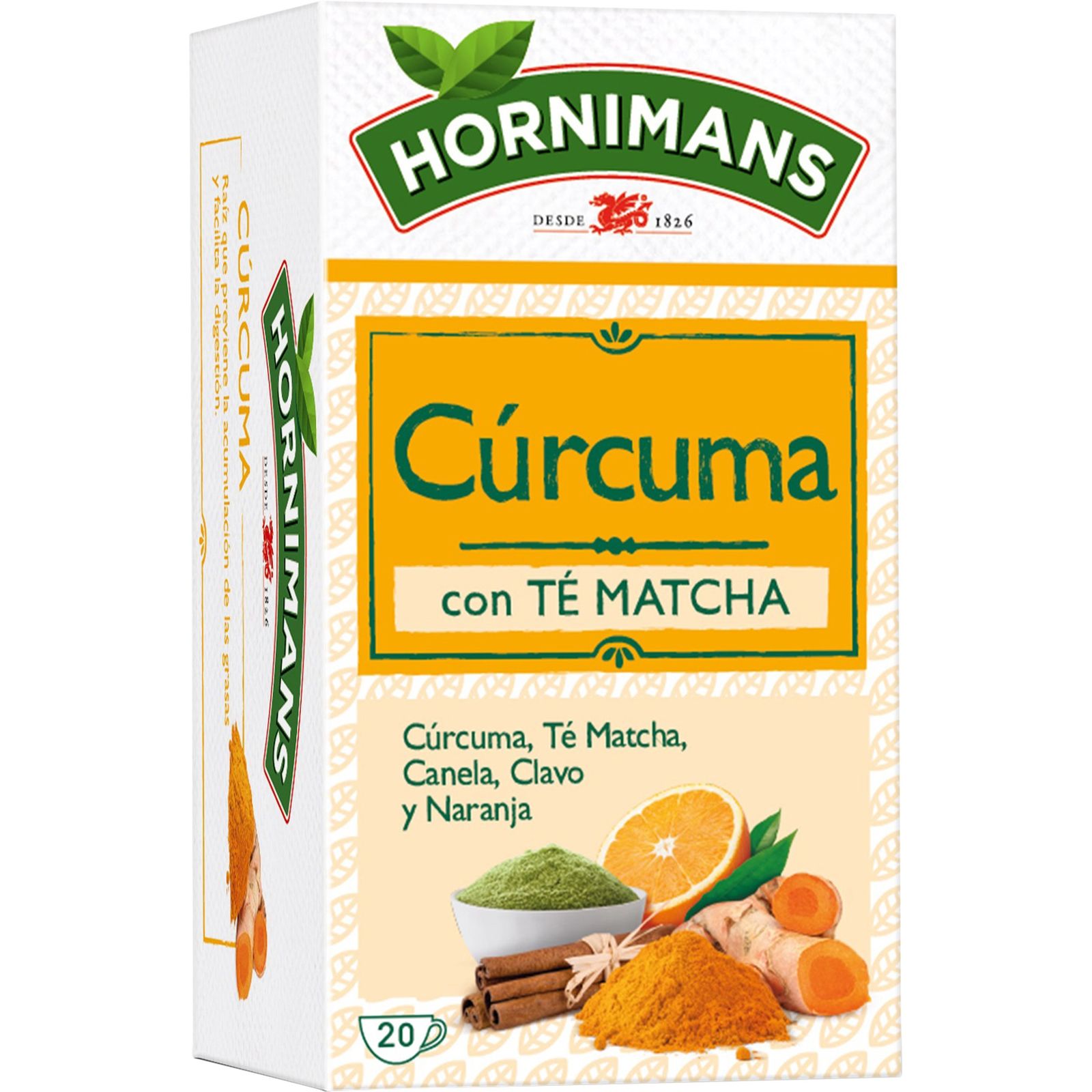 Infusión cúrcuma 20 sobres