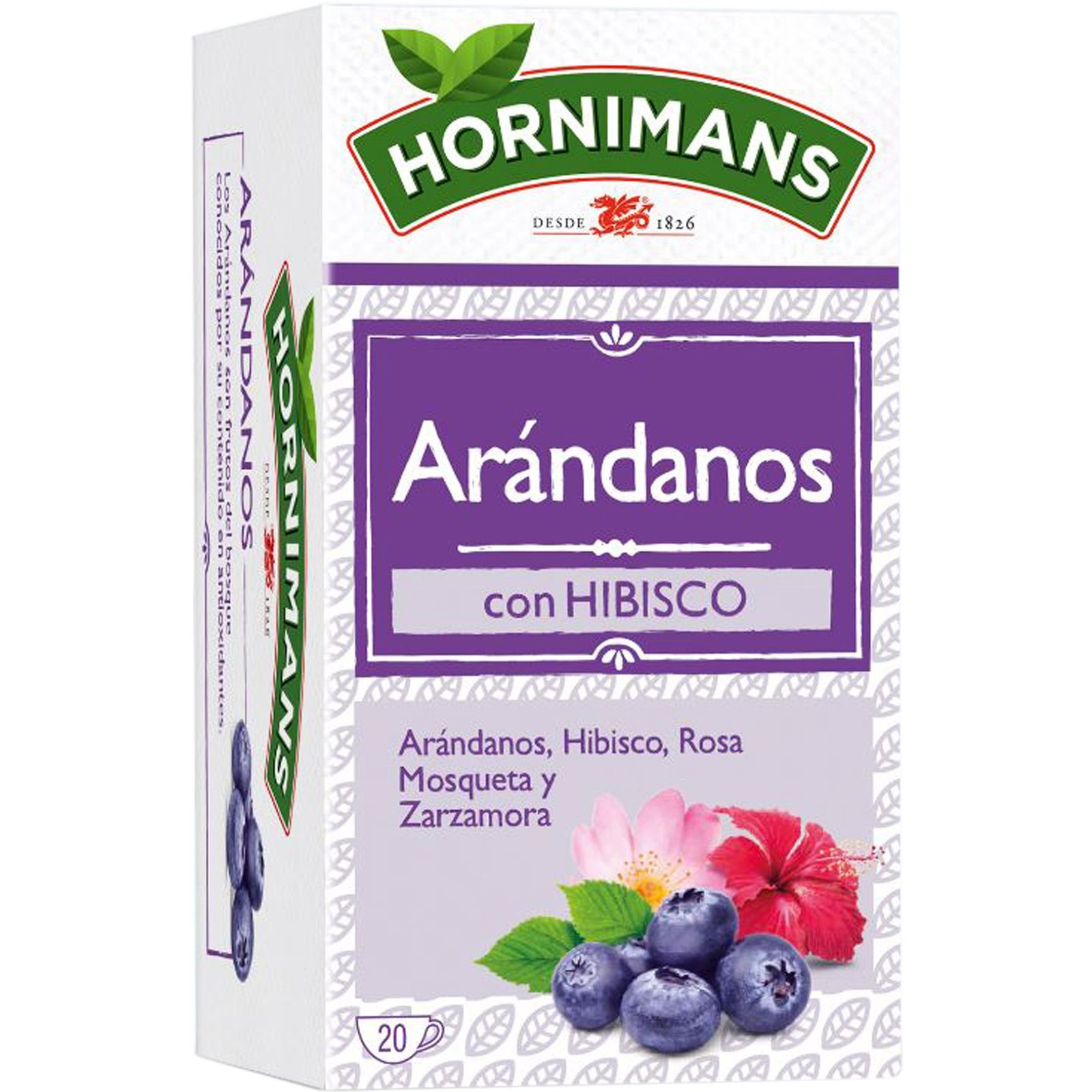 Infusión de arándanos 20 sobres