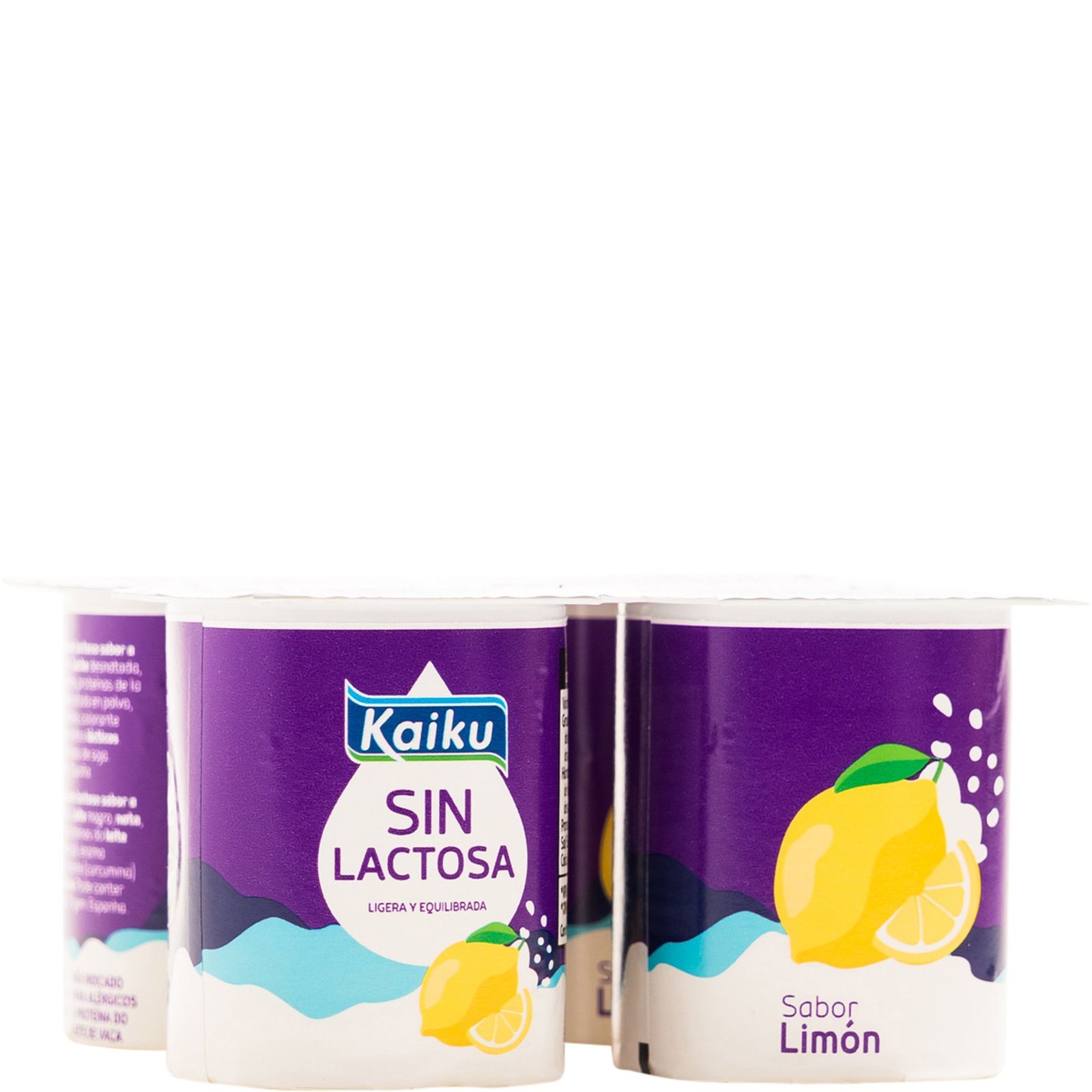 Yogur sin lactosa sabor limón 4×125 g