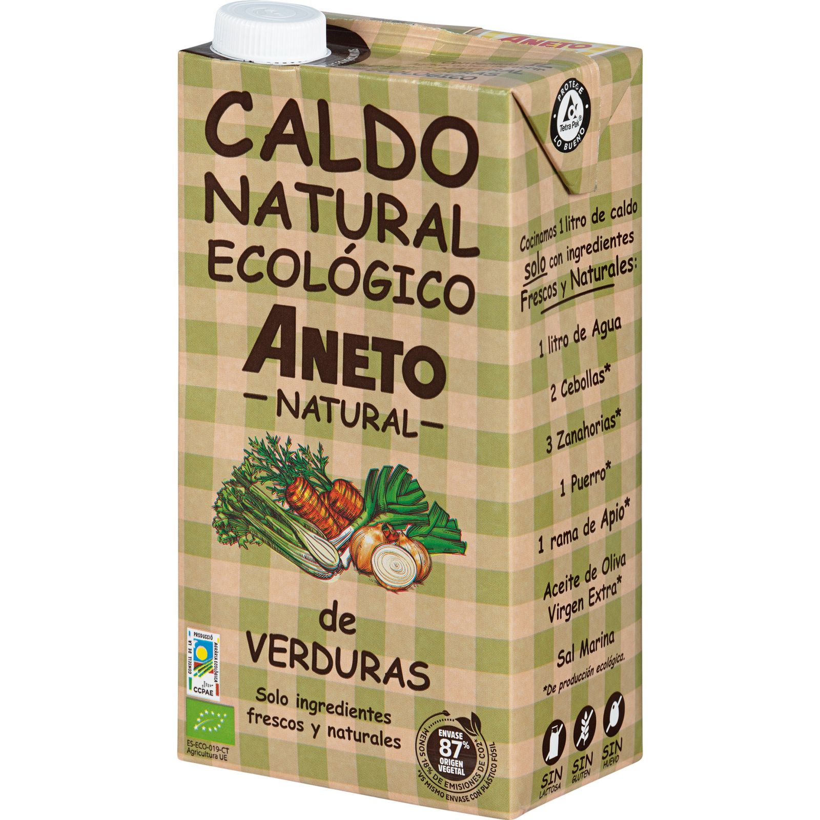 Caldo verduras ecológico 1 l