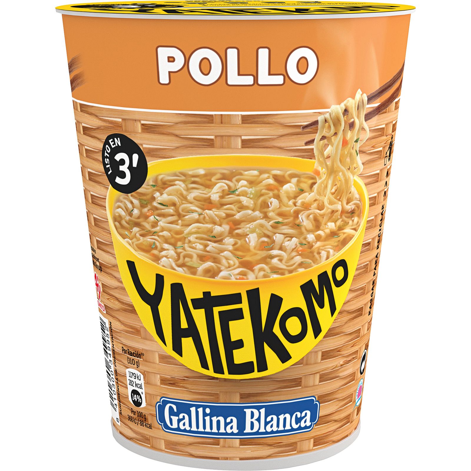 Yatekomo de pollo 80 g
