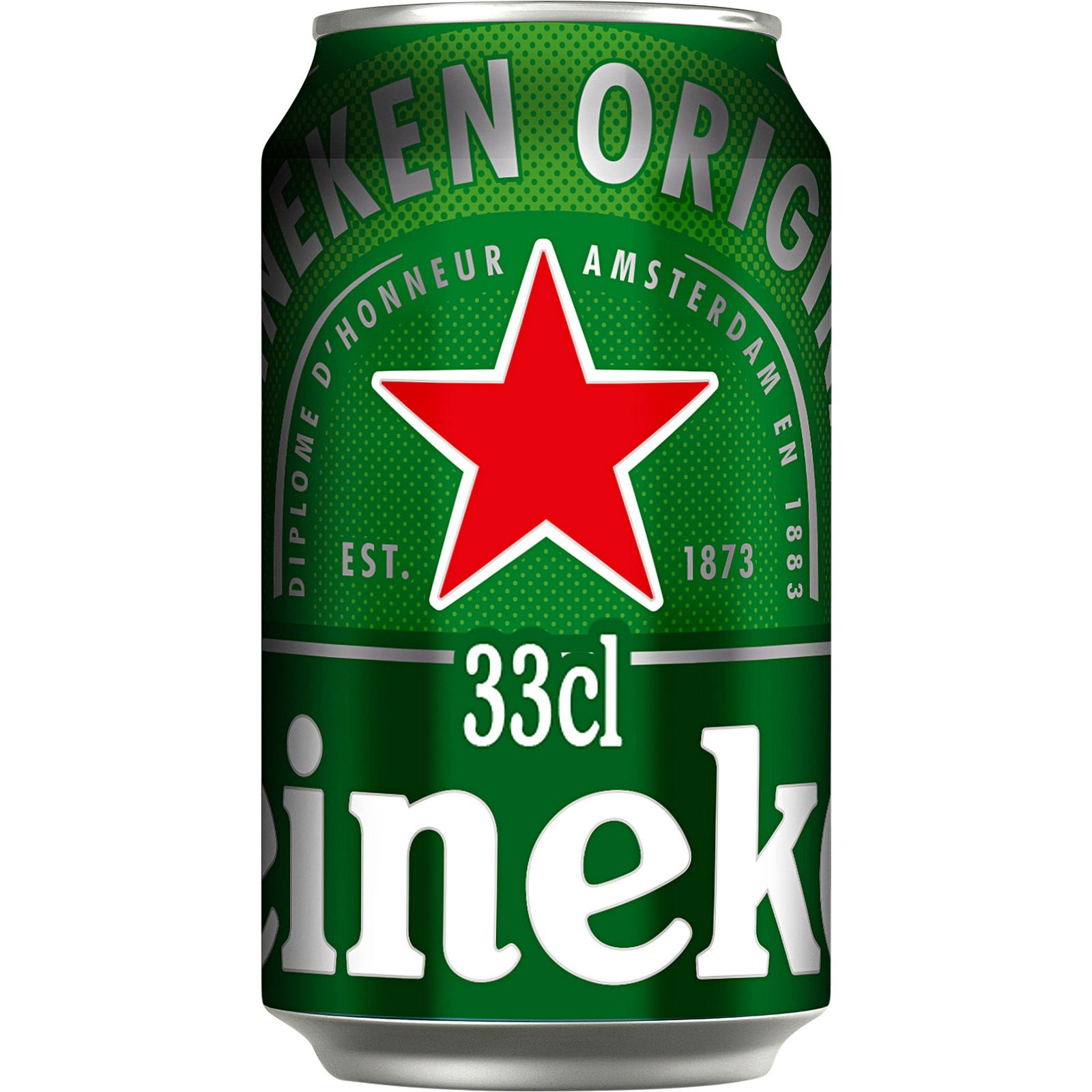 Cerveza lager lata 33 cl
