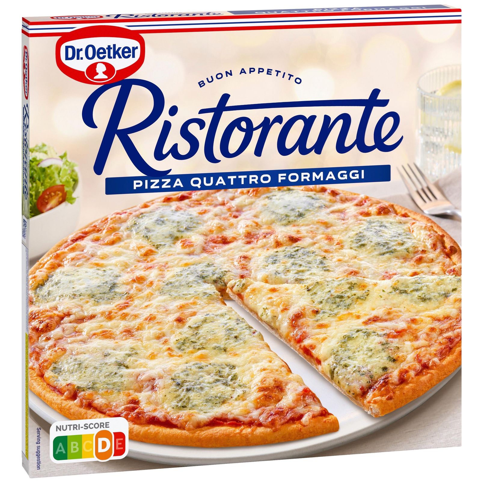 Pizza de 4 quesos 340 g