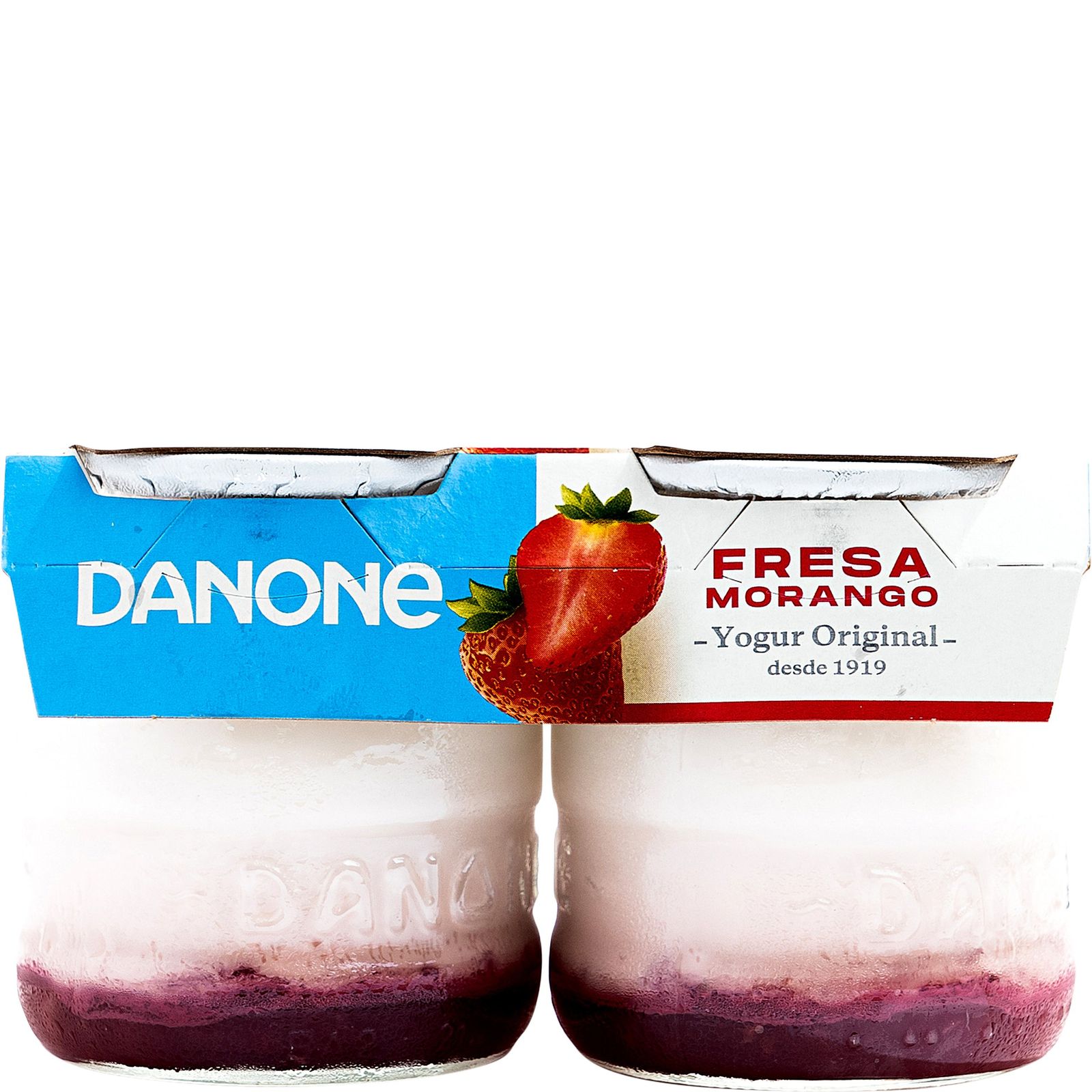 Yogur con fresa 2x135 g