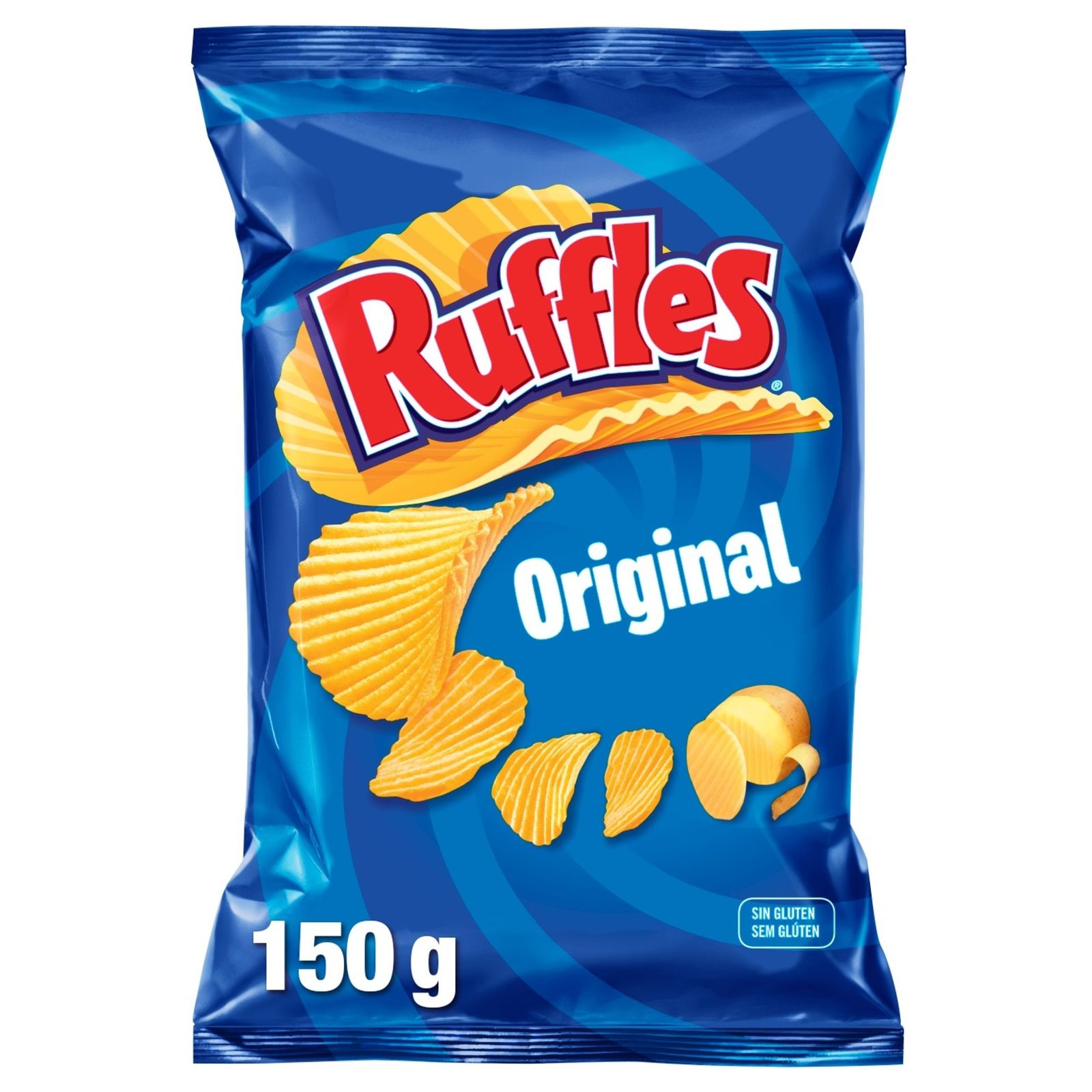 Patatas fritas Ruffles onduladas 150 g