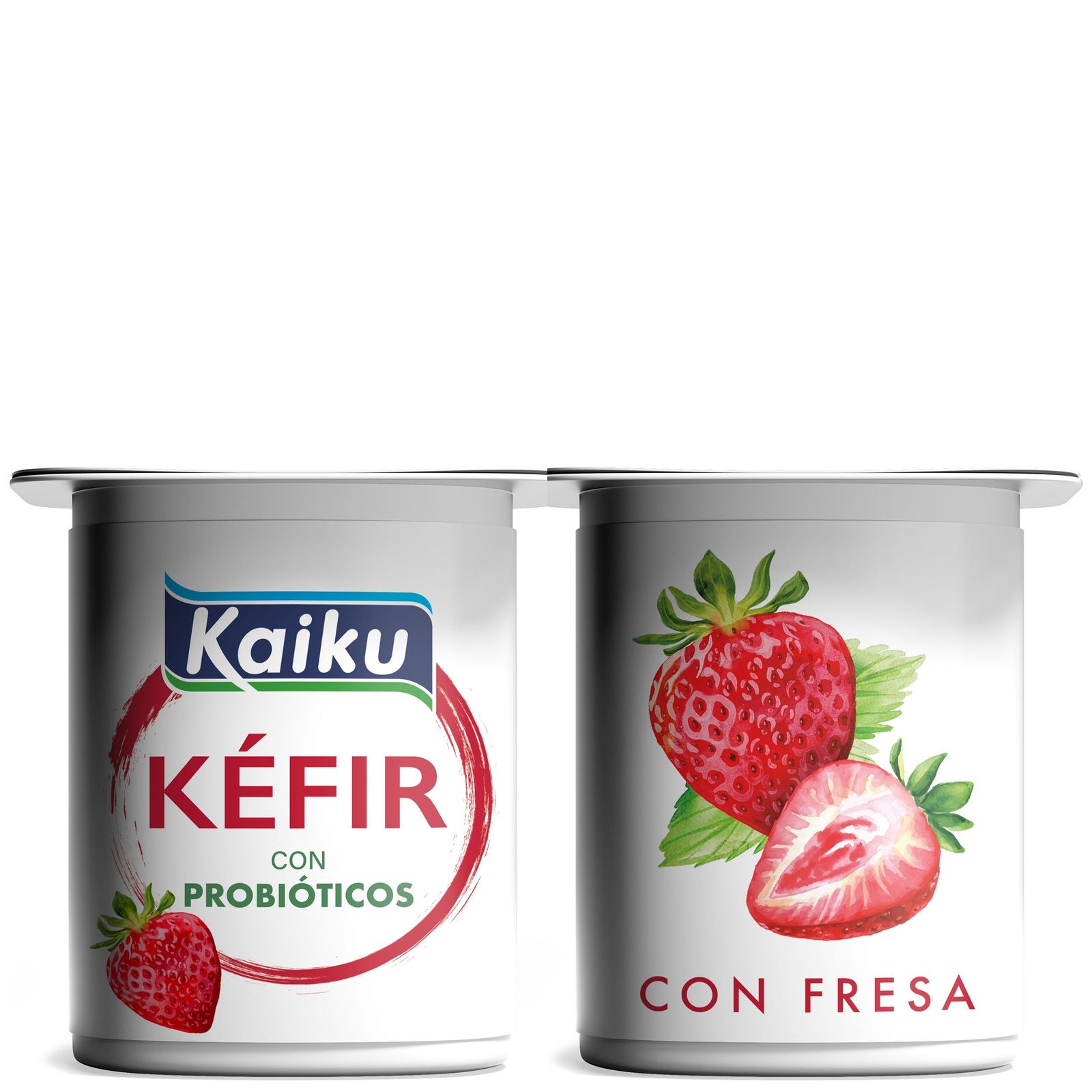 Kéfir con fresas 4x125 g