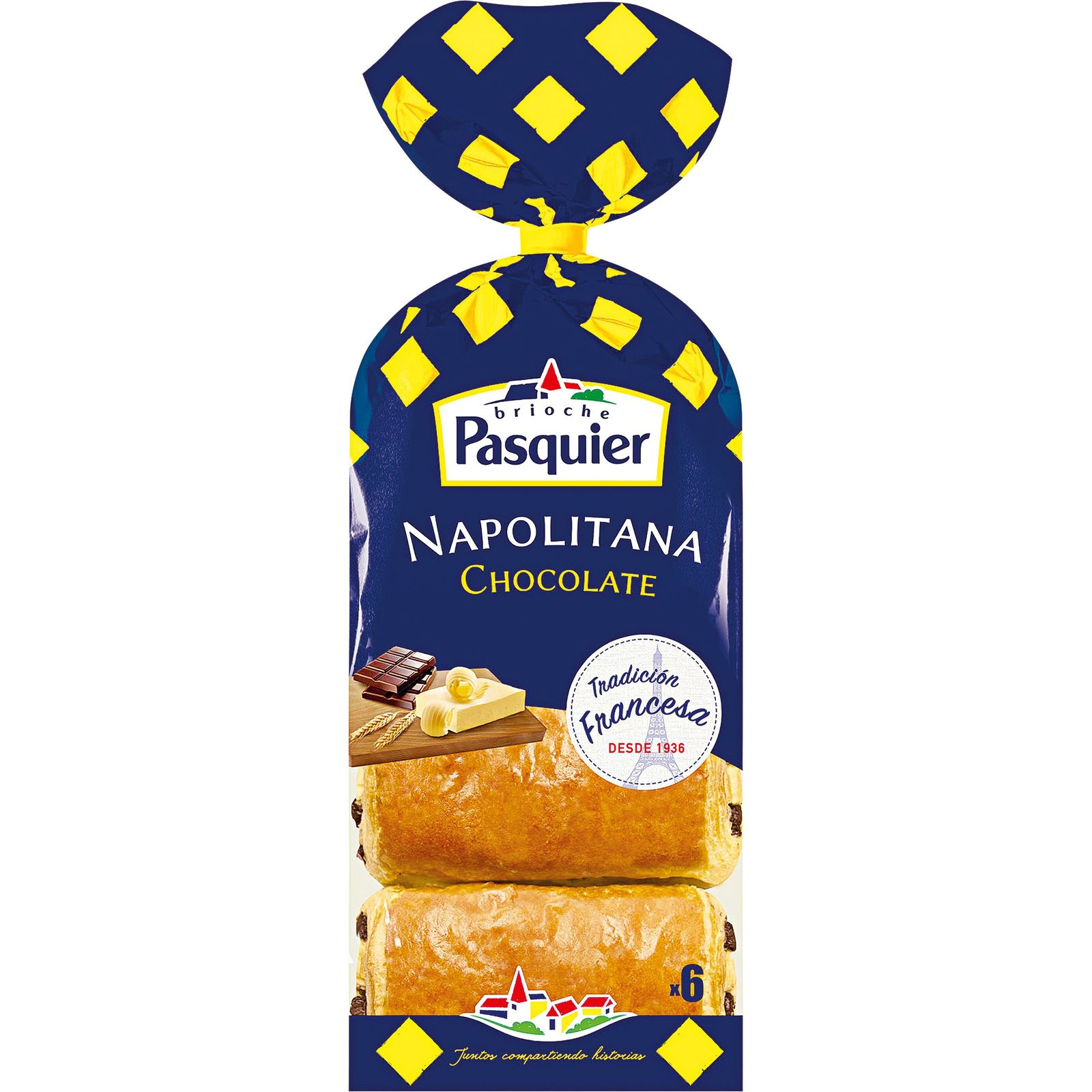 Napolitanas de chocolate 6 unidades 270 g
