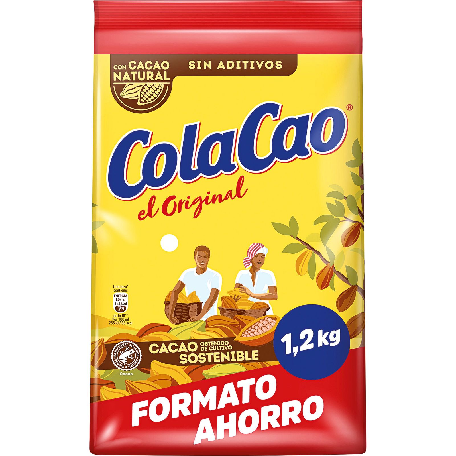 Cacao en polvo, 1,1 kg
