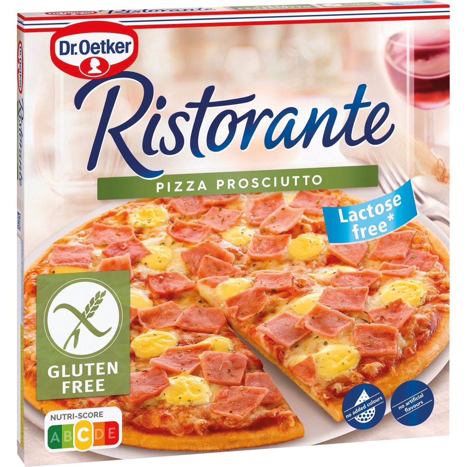 Pizza de jamón sin gluten 345 g