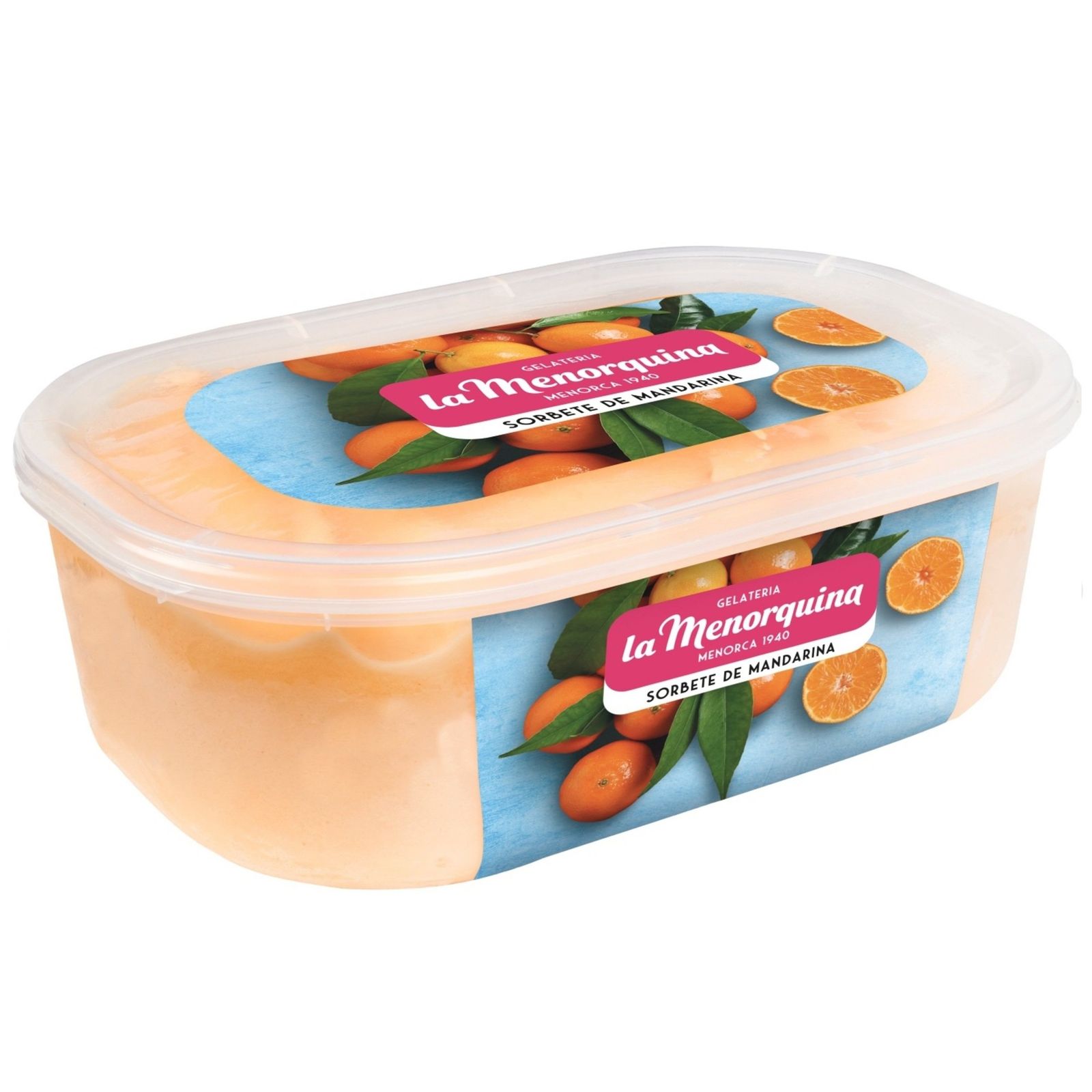 Helado sorbete de mandarina tarrina 1 l
