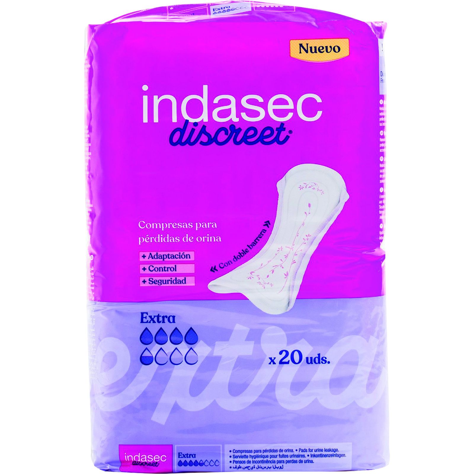 Compresas ultrafinas extra 20 unidades