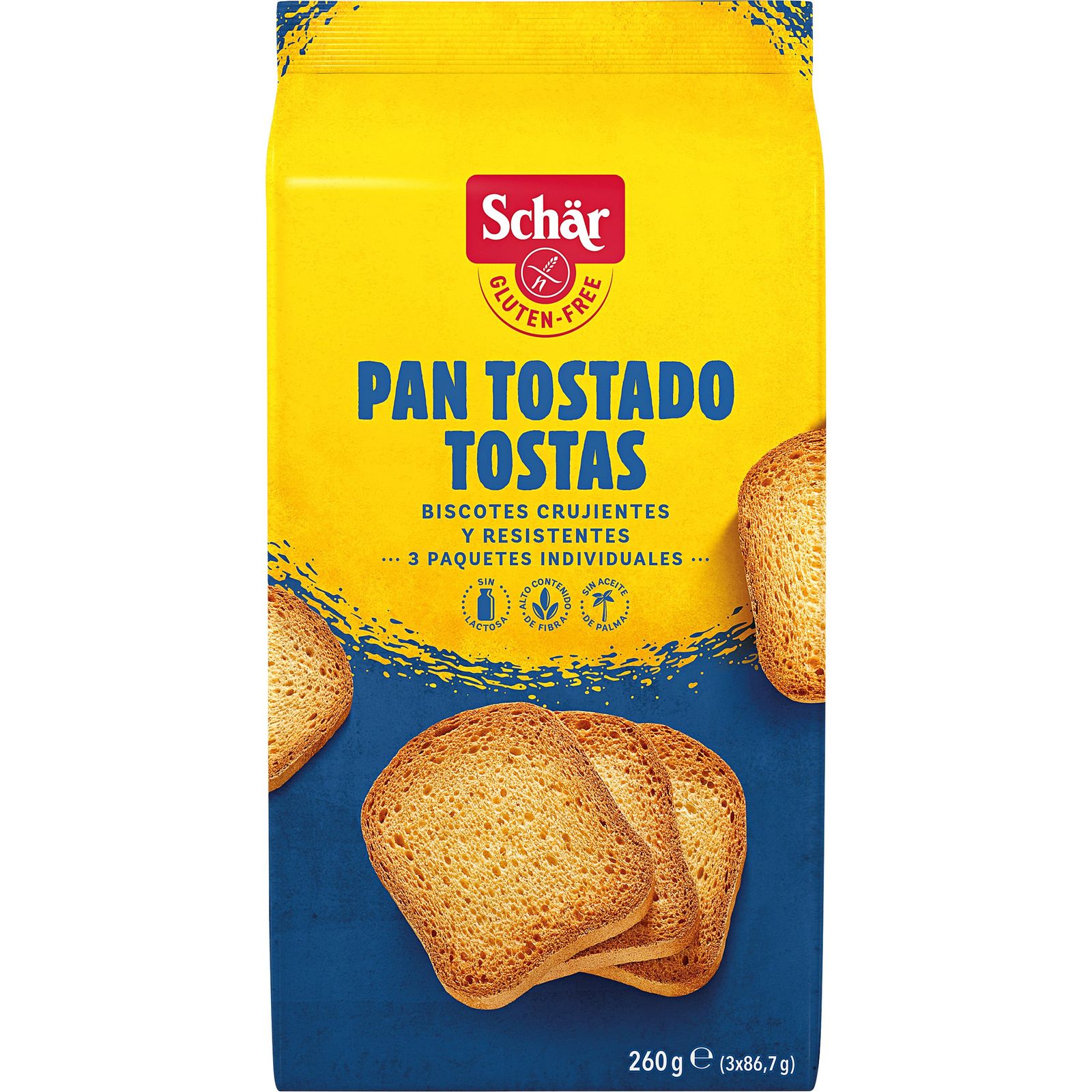 Pan tostado biscote sin gluten 250 g
