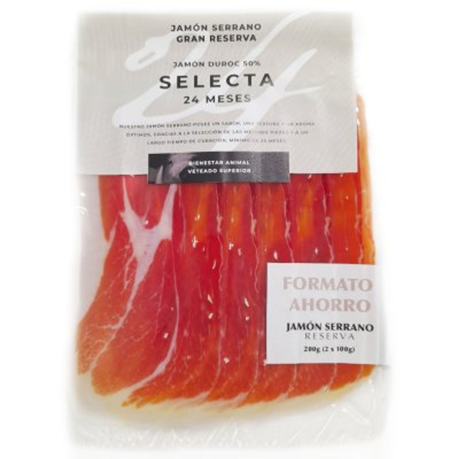 Jamon gran reserva duroc 24 meses 2x150 gr