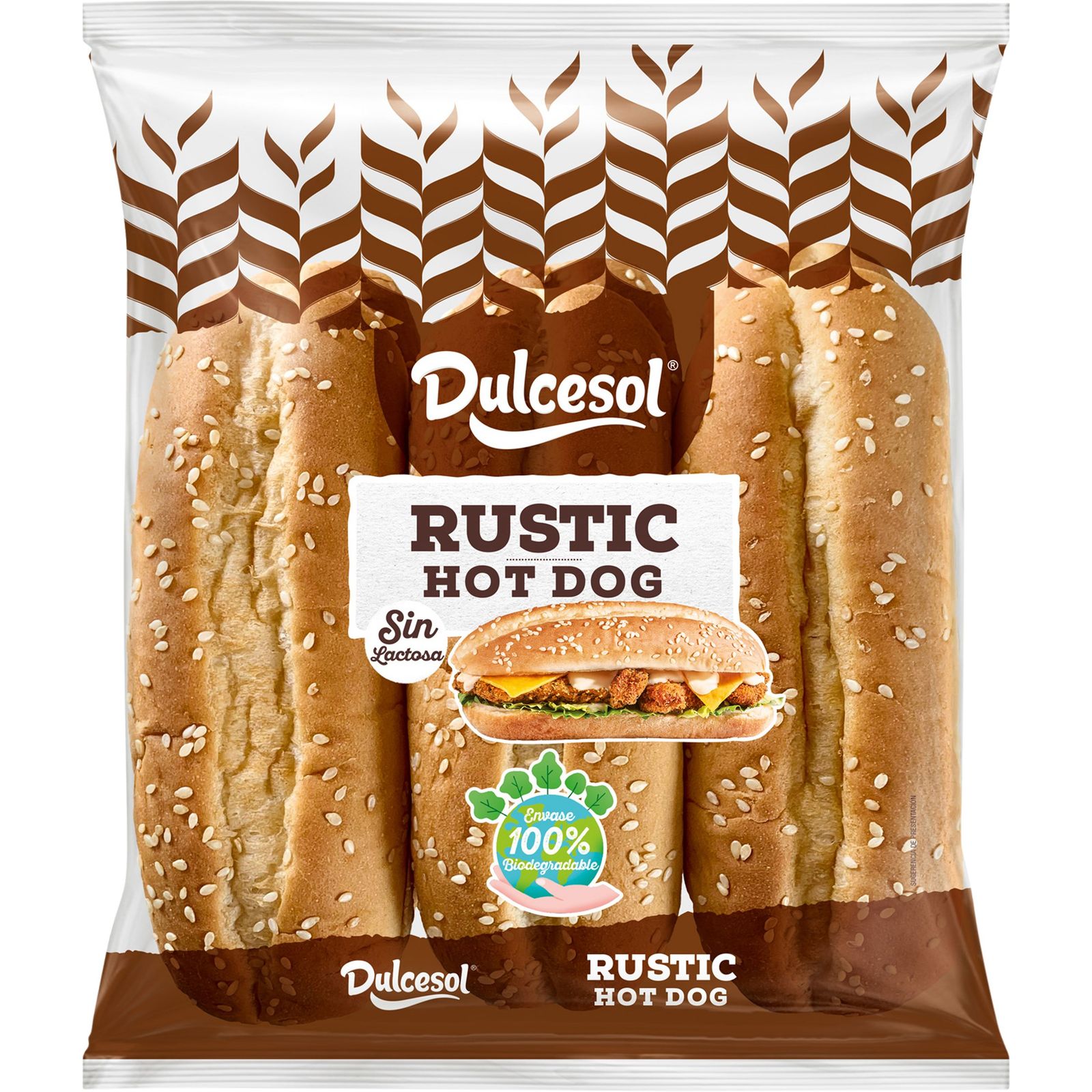 Pan hot dog 6 unidades 330 g