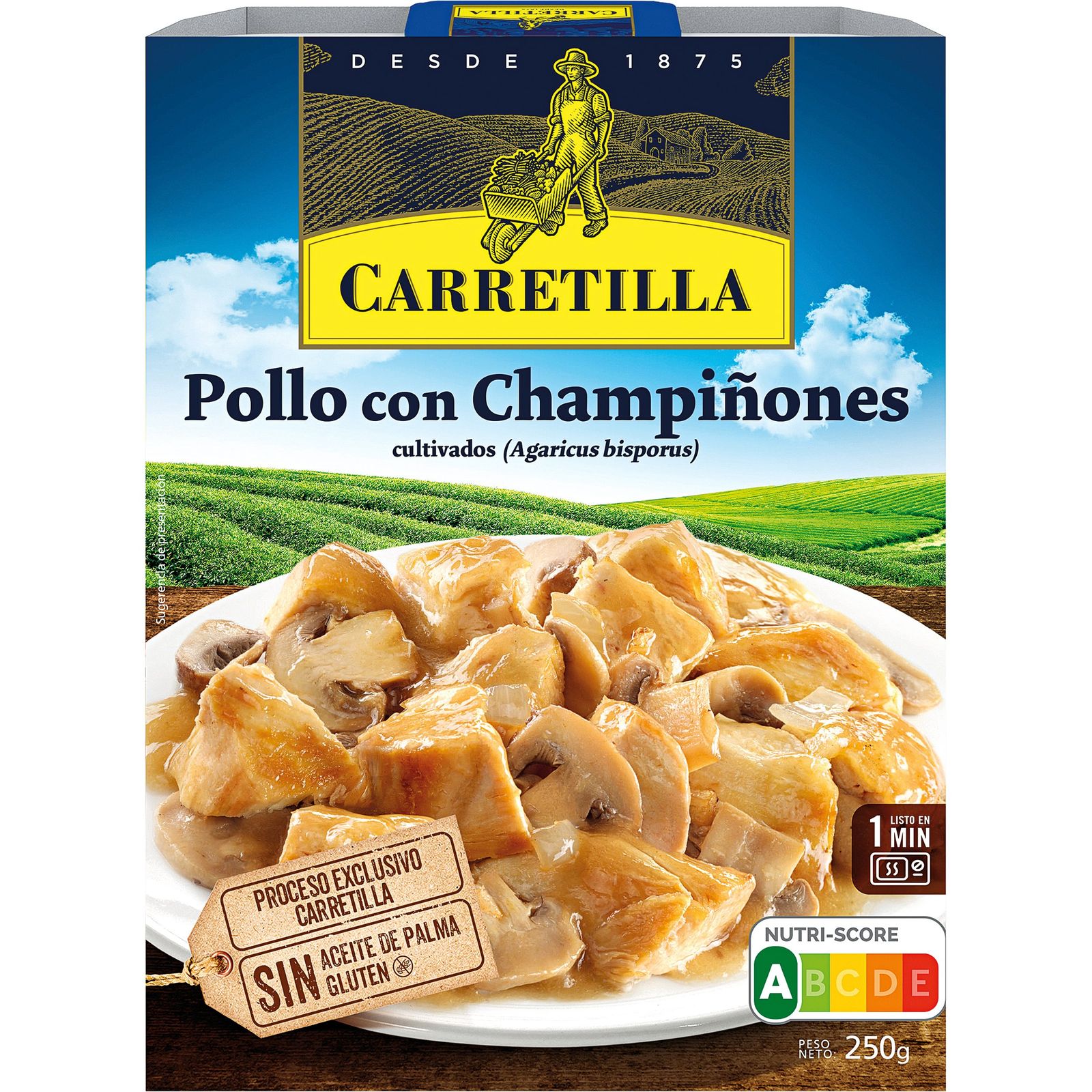 Pollo con champiñones 250 g