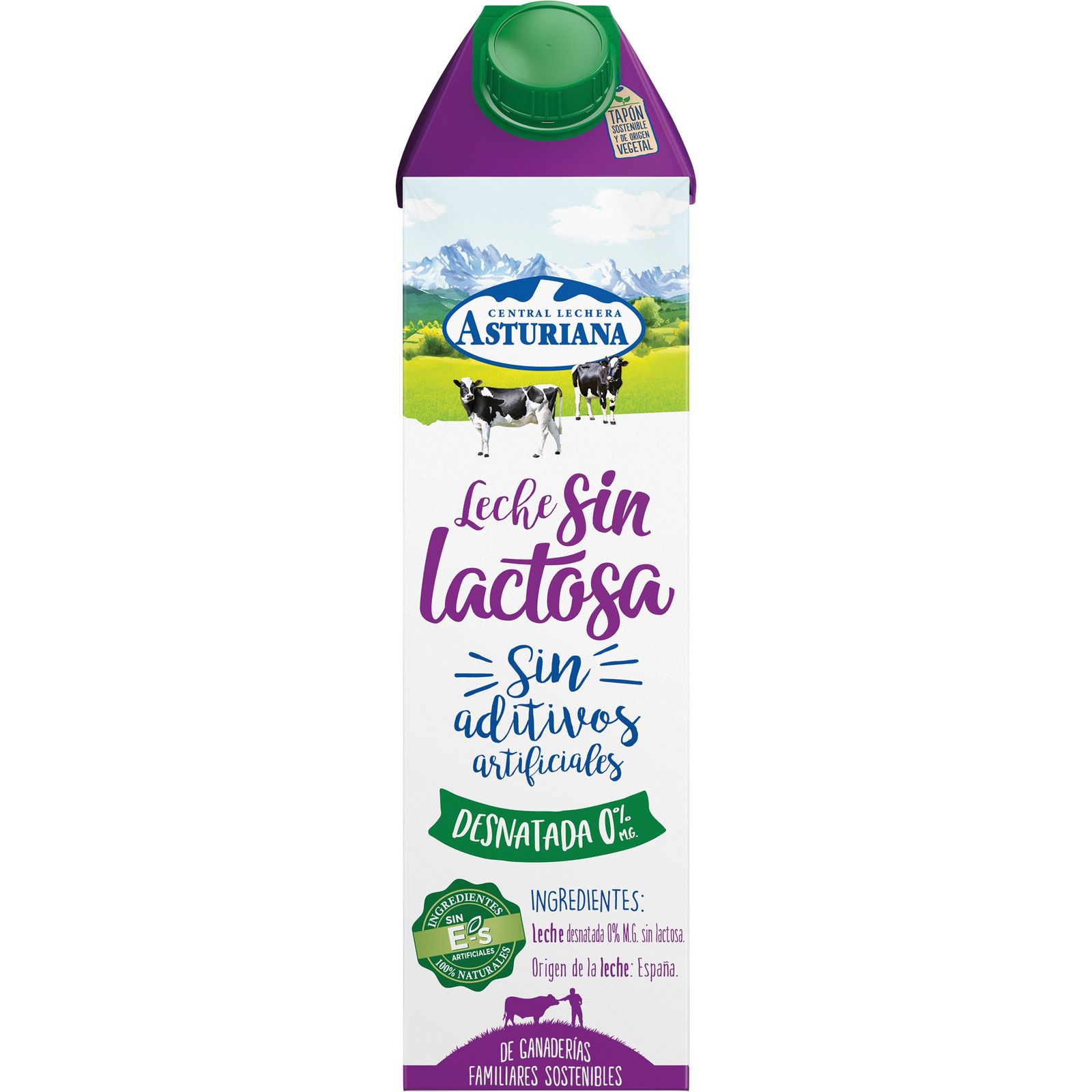 Leche desnatada sin lactosa 1 l
