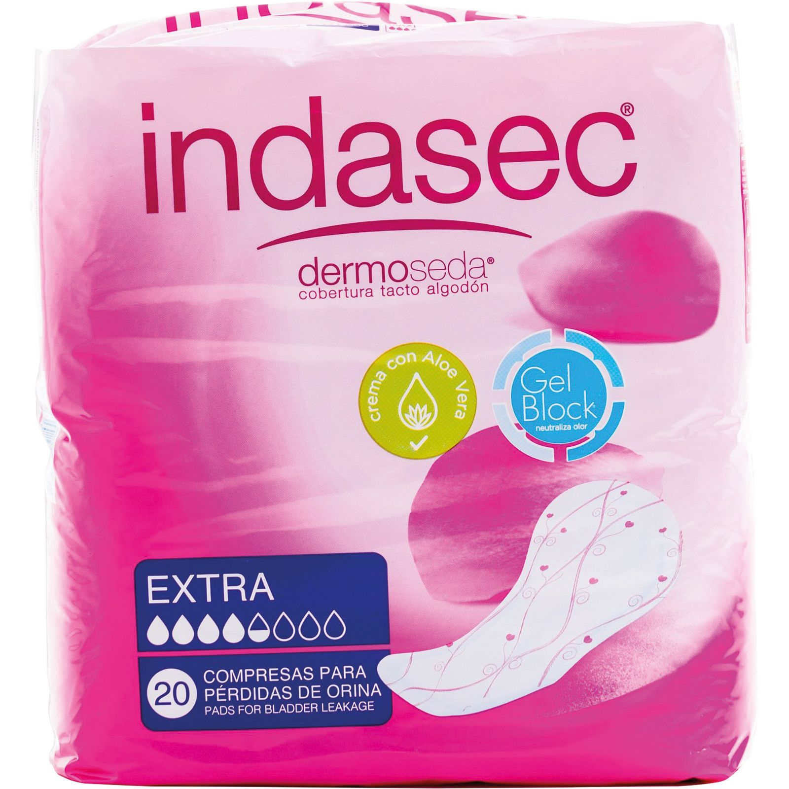 Compresa dermoseda extra 20 unidades