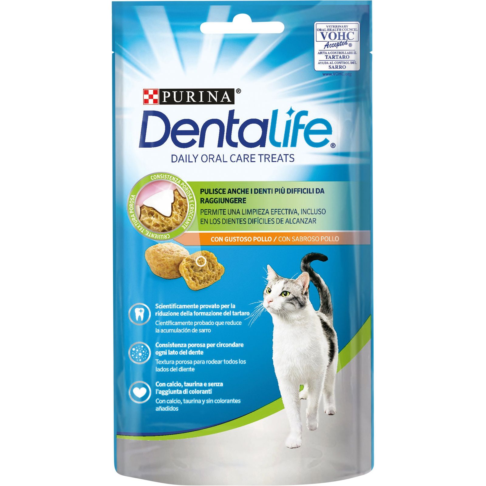 Snack para gatos dentalife 40 g