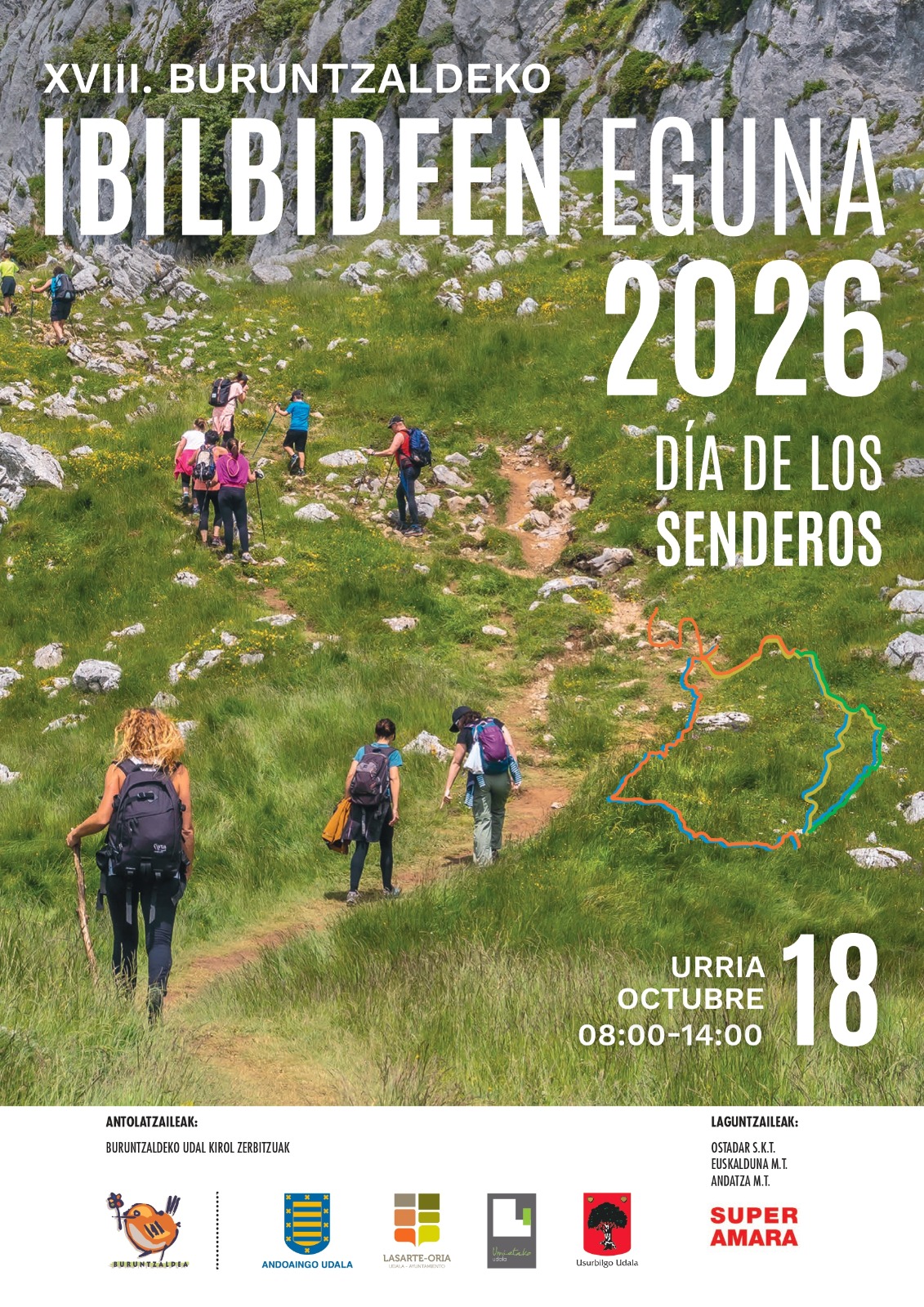 super amara colabora un año más con el Día de los Senderos de Buruntzaldea