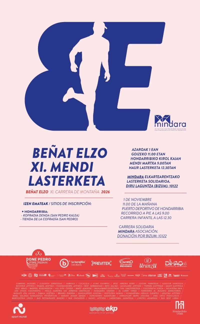 super amara colabora con la XI. Beñat Elzo Mendi Lasterketa en apoyo a MINDARA
